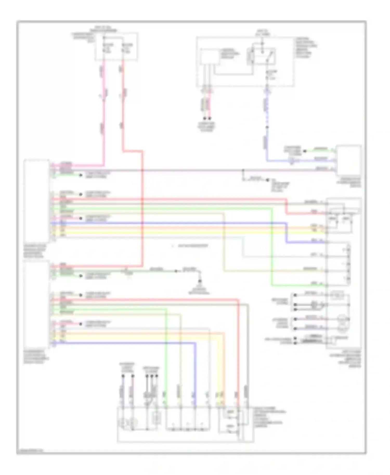 XC60 Volvo I (2008-2013): Memory mirrors circuit