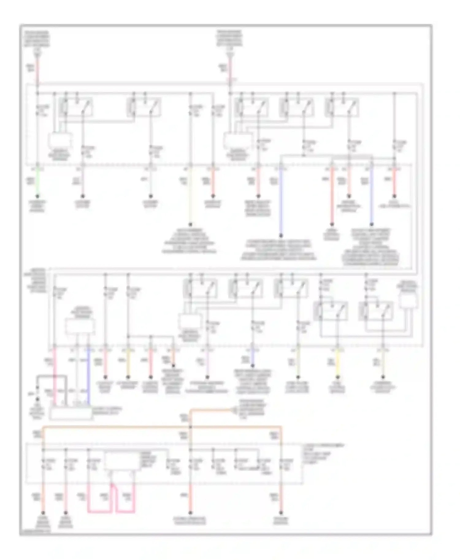 XC60 Volvo I (2008-2013): Power distribution circuit (2 of 3)