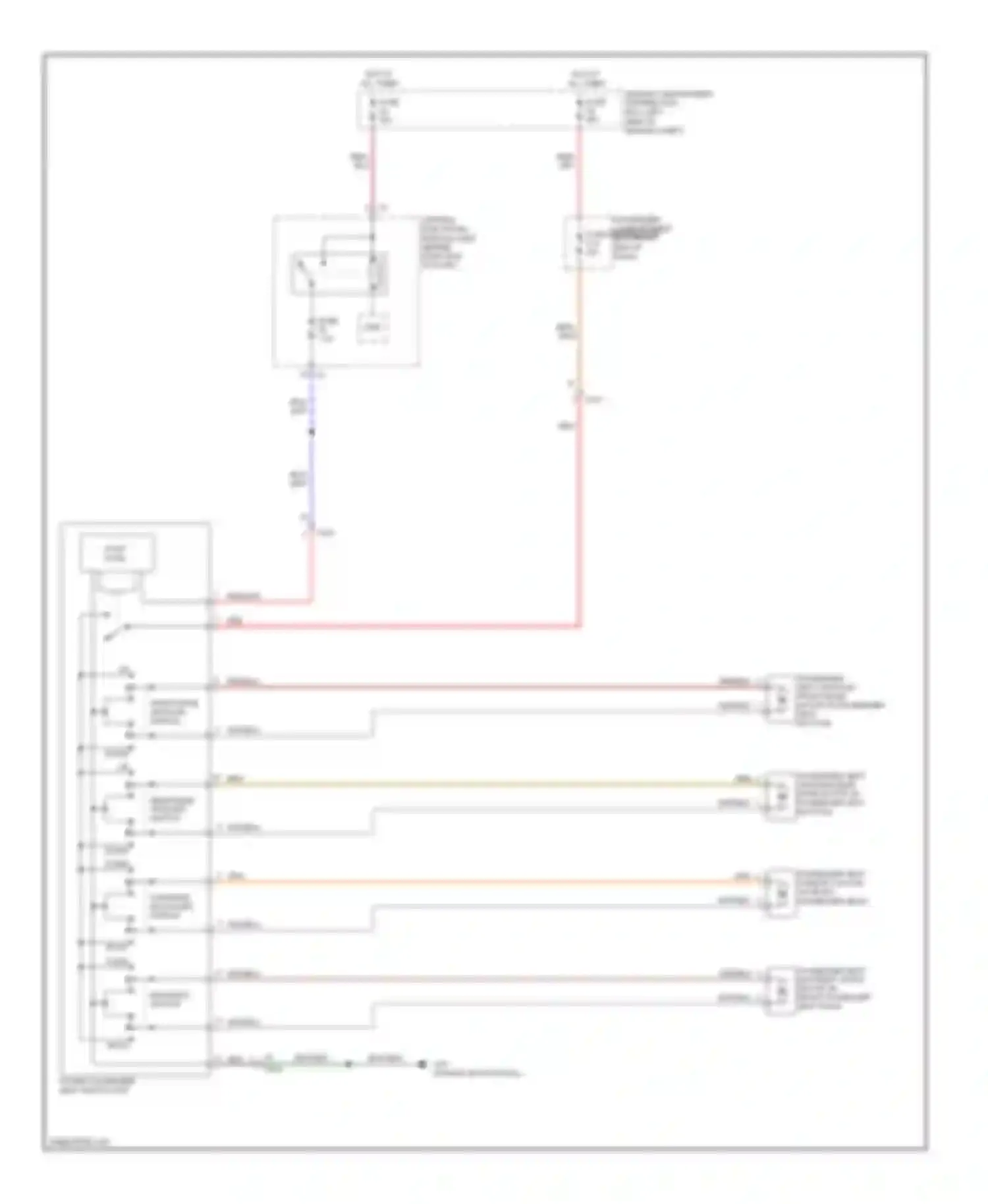 XC60 Volvo I (2008-2013): Passenger"s power seat circuit