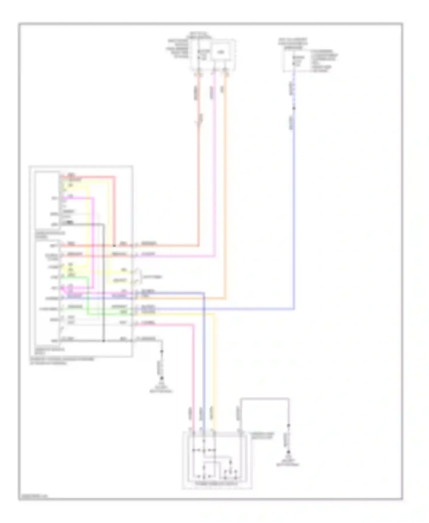 XC60 Volvo I (2008-2013): Power top/sunroof circuit
