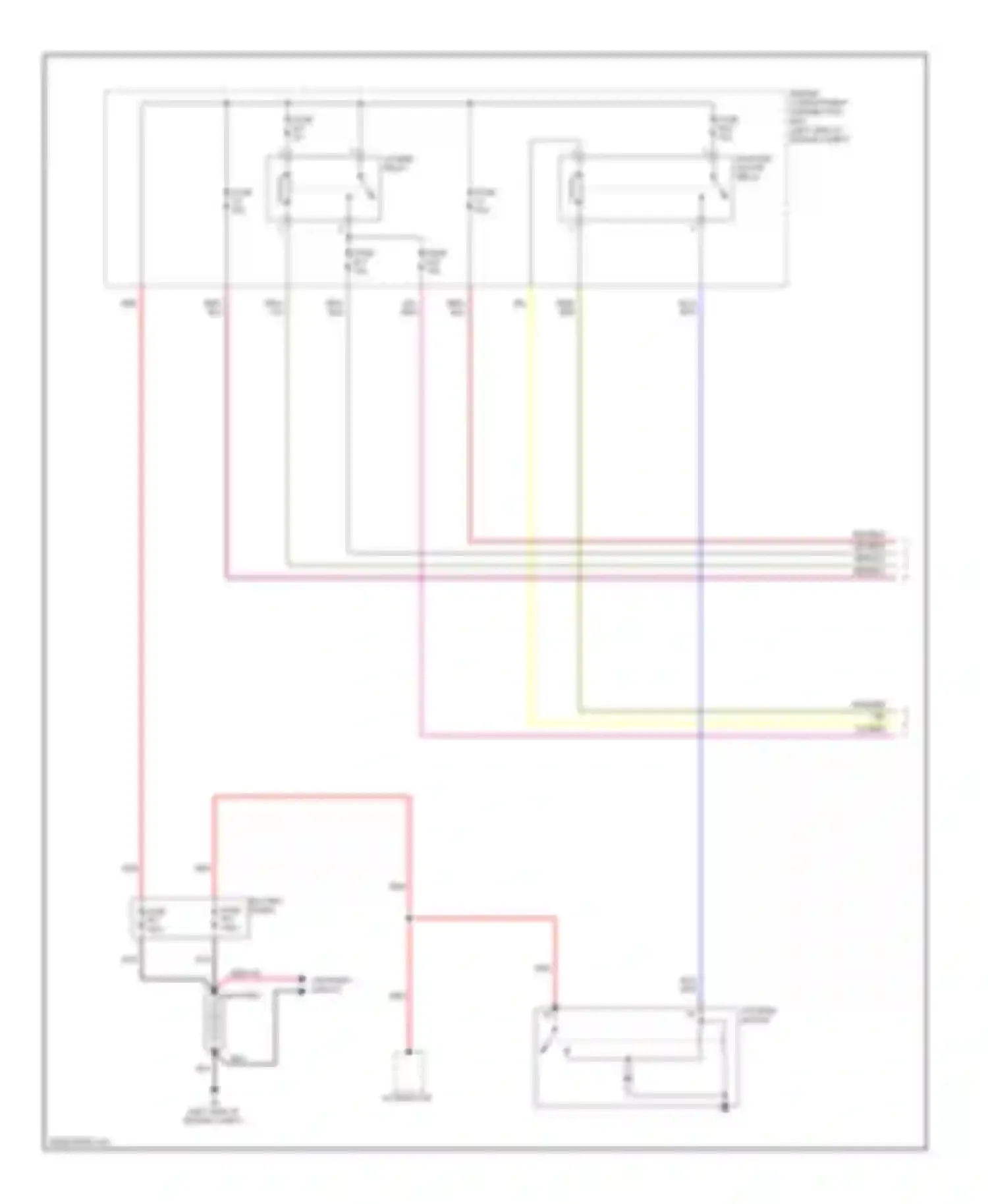XC60 Volvo I (2008-2013): Starting circuit (1 of 2)