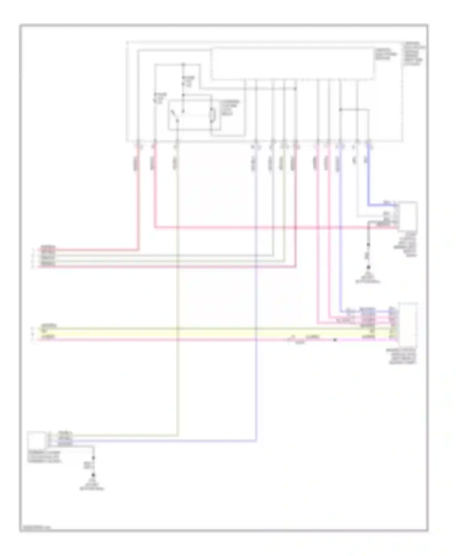 XC60 Volvo I (2008-2013): Starting circuit (2 of 2)