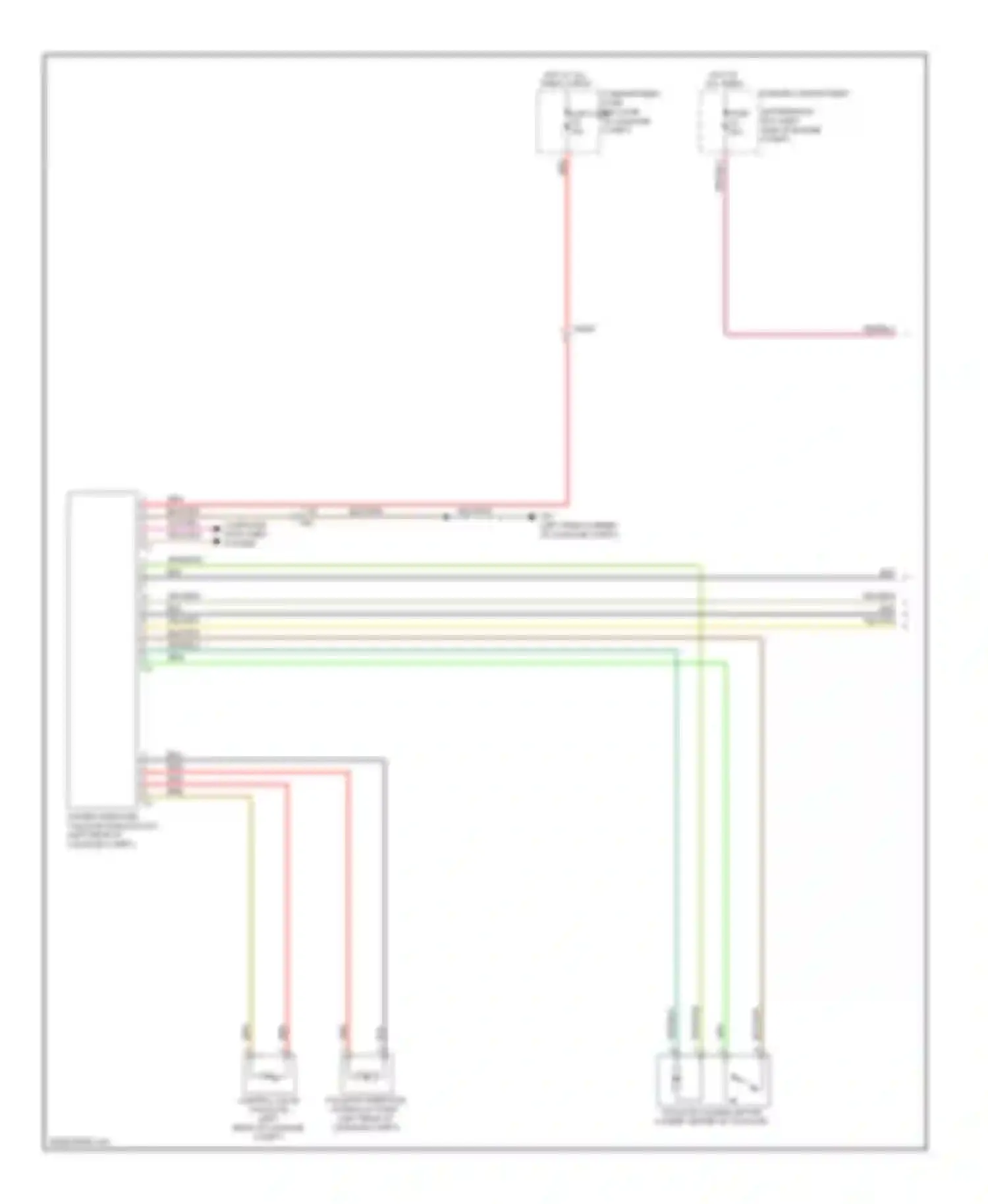 XC60 Volvo I (2008-2013): Trunk/tailgate release circuit (1 of 2)