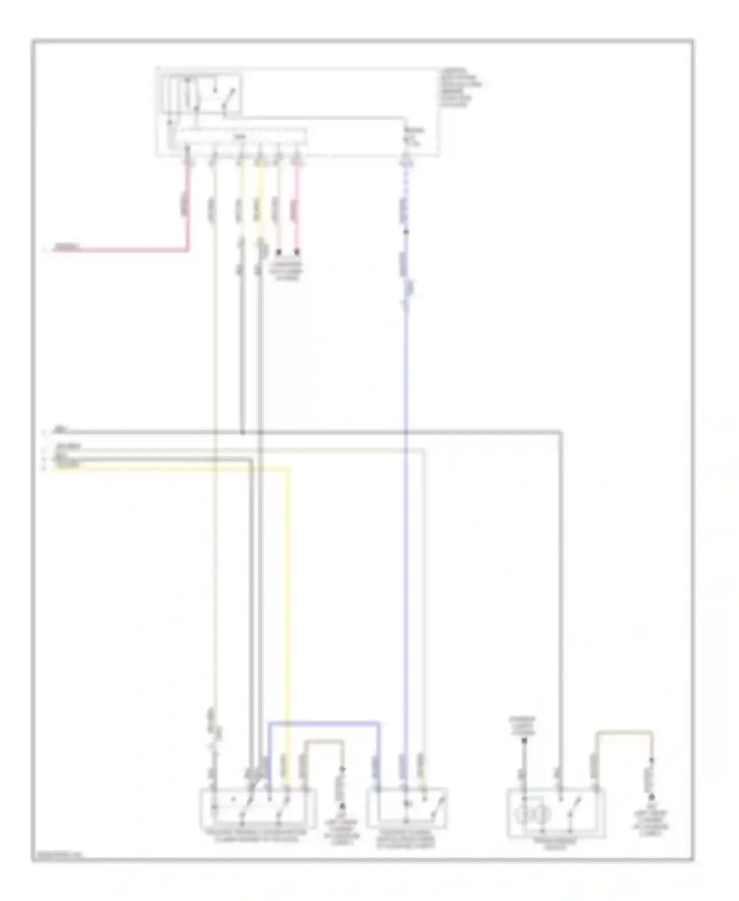 XC60 Volvo I (2008-2013): Trunk/tailgate release circuit (2 of 2)