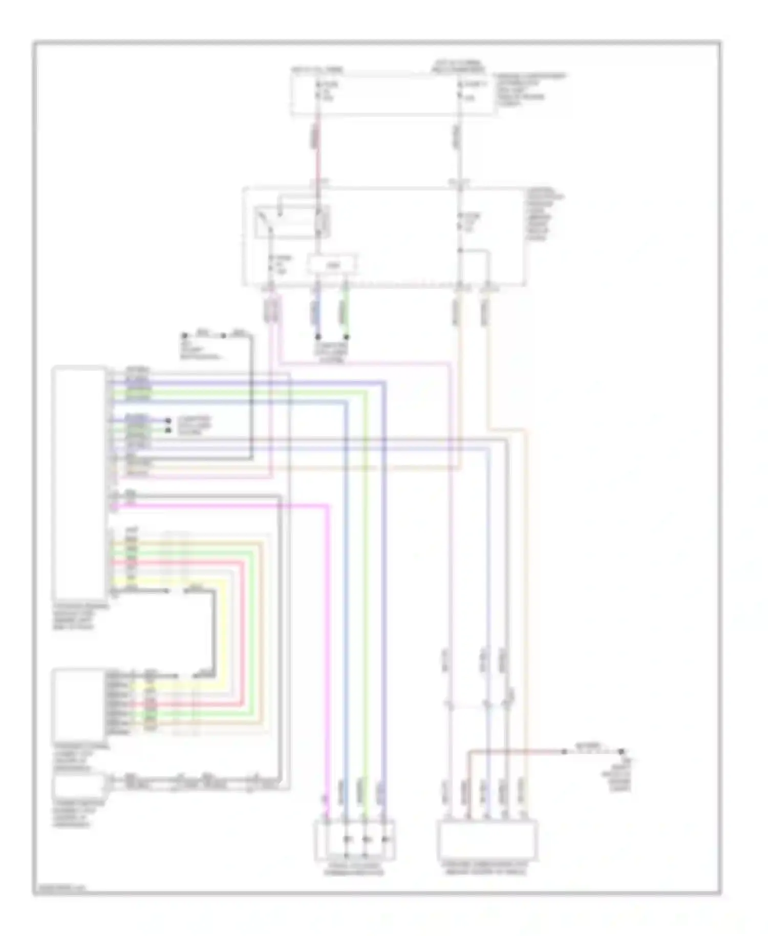 XC60 Volvo I (2008-2013): Collision warning circuit
