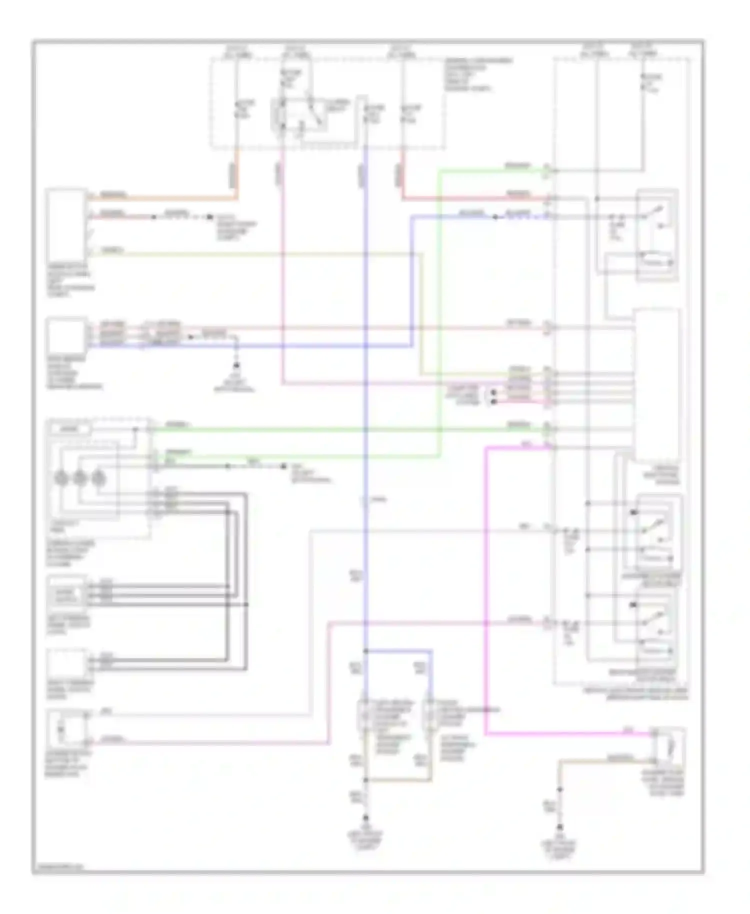 XC60 Volvo I (2008-2013): Front wiper/washer circuit