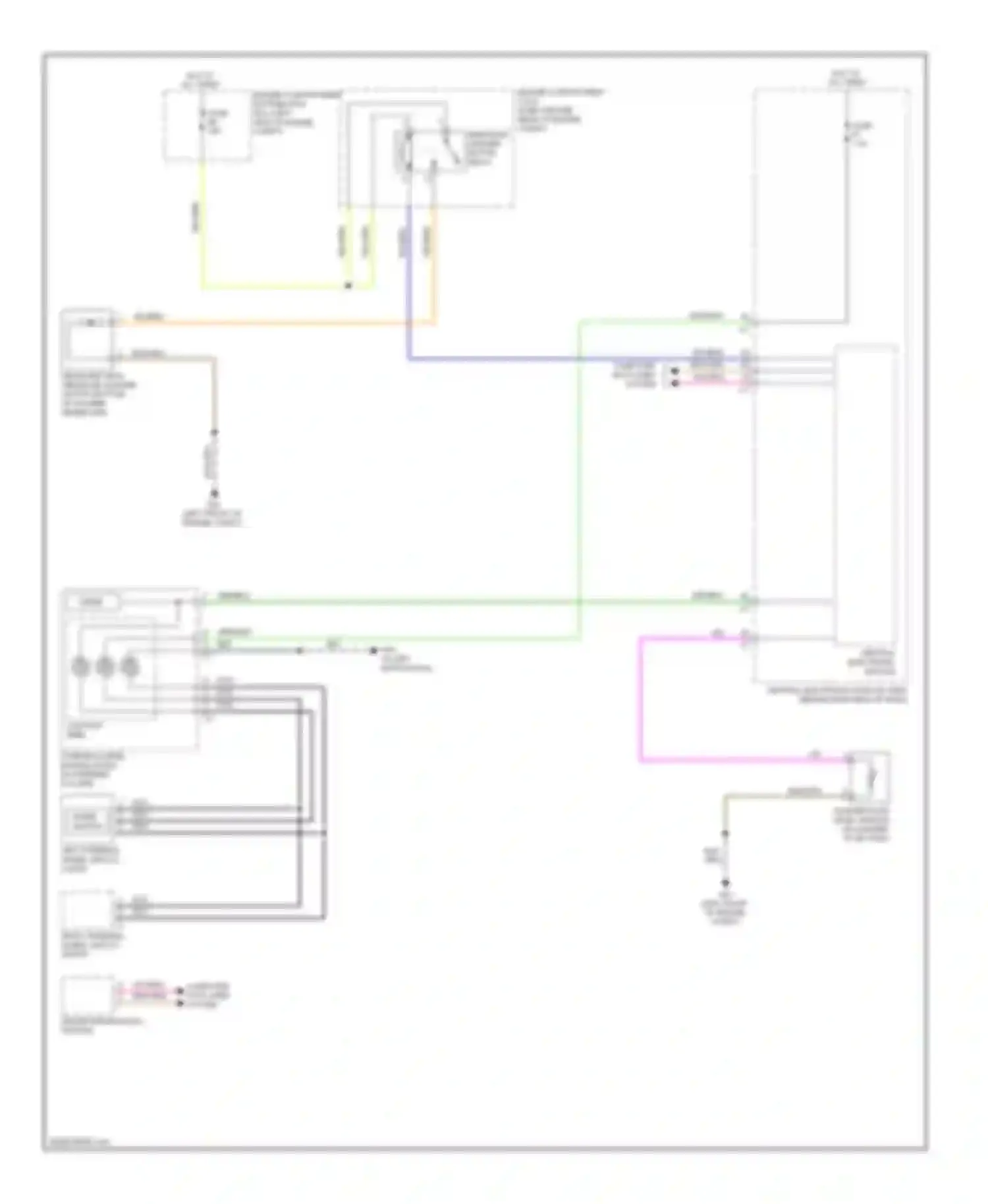 XC60 Volvo I (2008-2013): Headlamp washer circuit