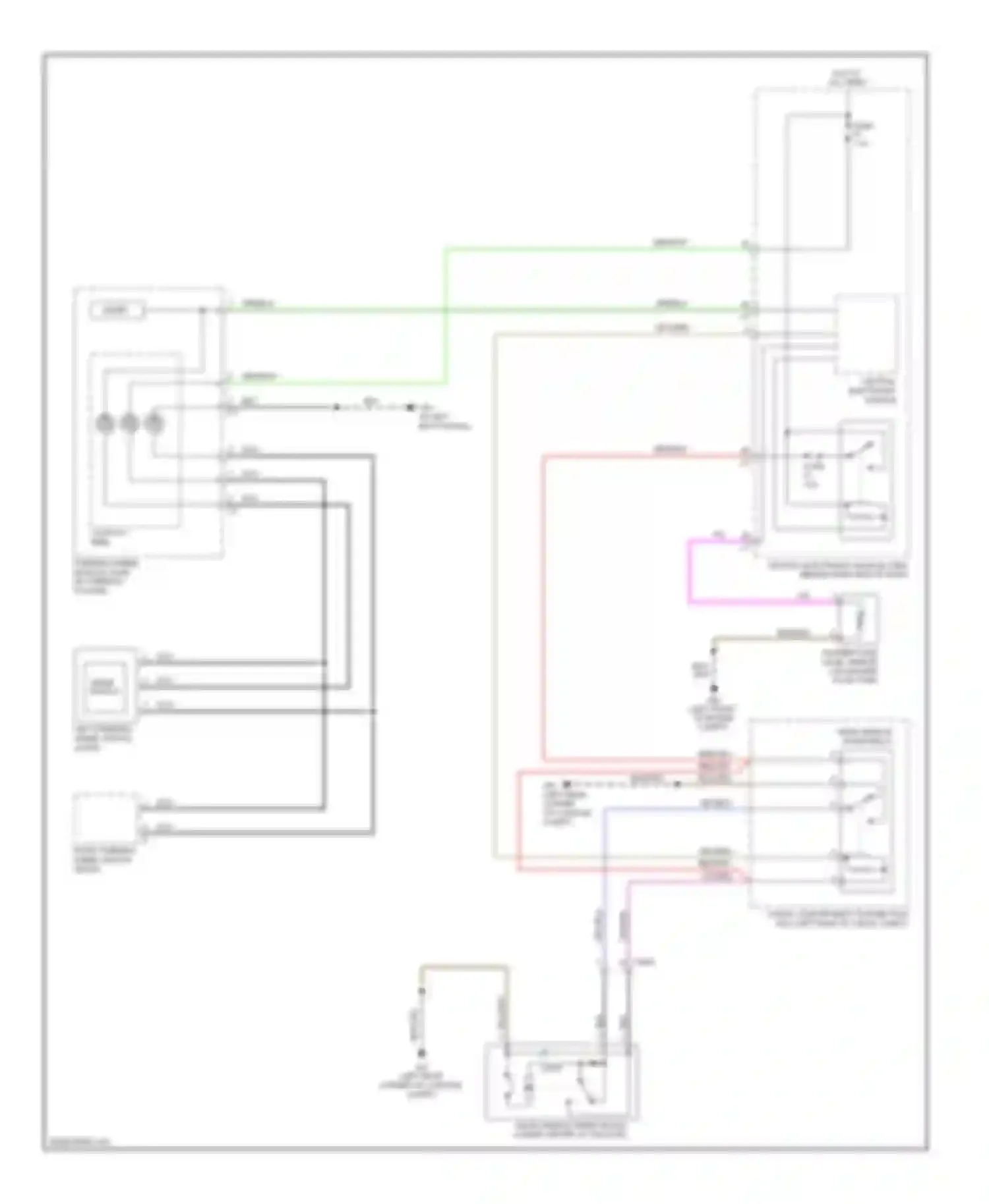 XC60 Volvo I (2008-2013): Rear wiper/washer circuit