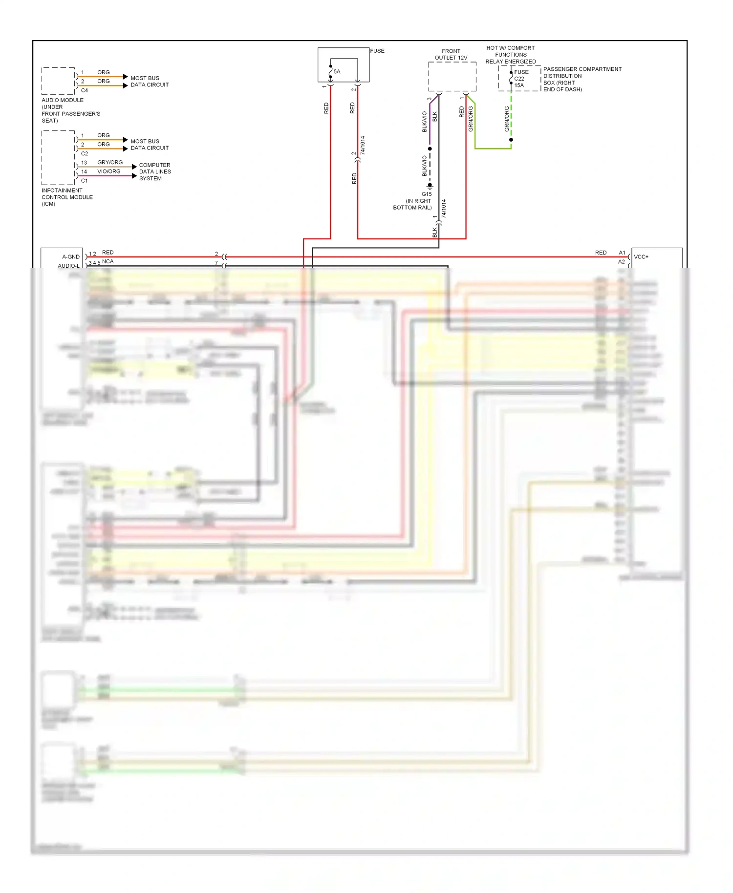 Volvo XC60 I (2008-2013) computer data lines system wiring diagram  (47 of 59)