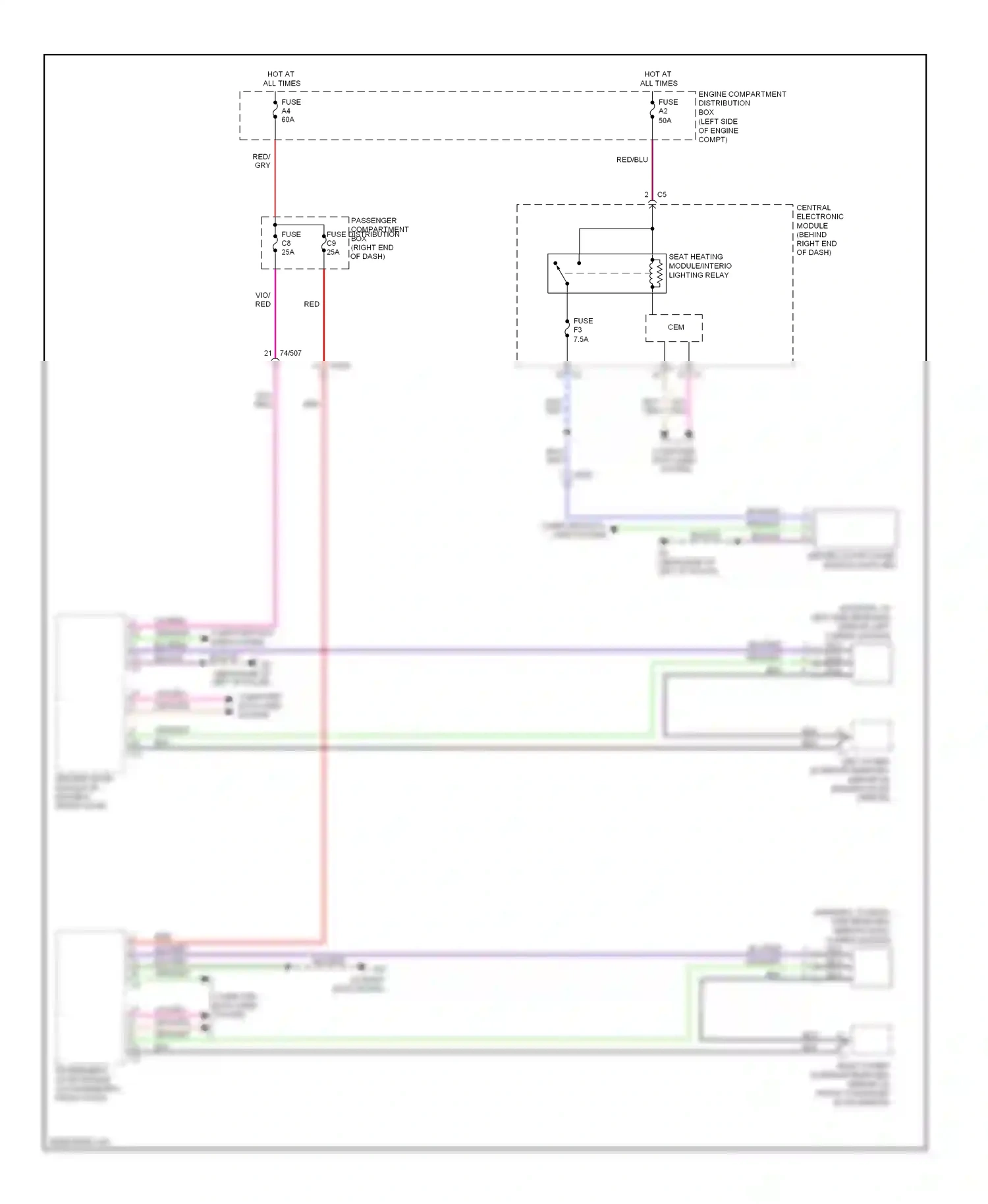 Volvo XC60 I (2008-2013) computer data lines system wiring diagram  (31 of 59)