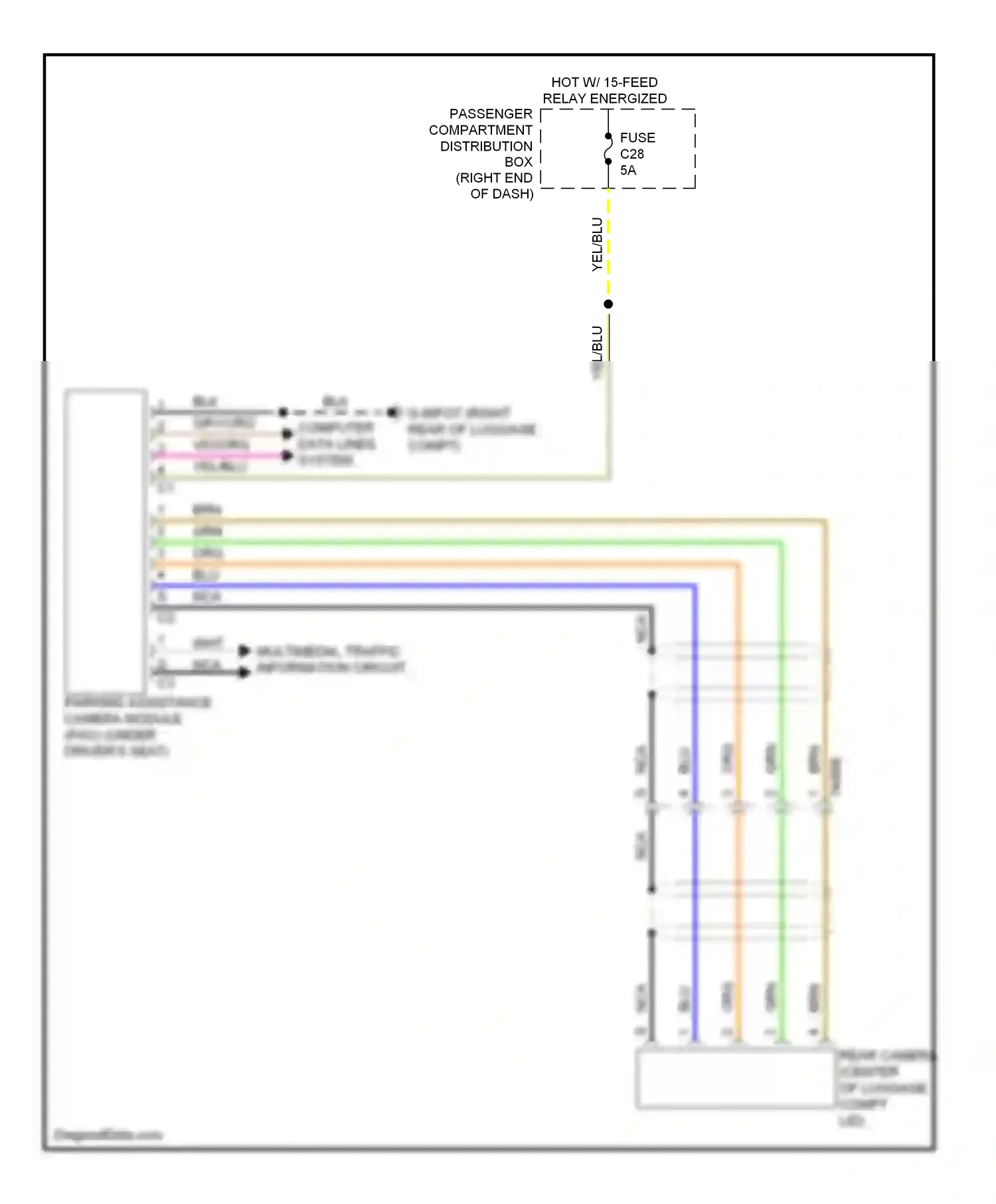 Volvo XC60 I (2008-2013) computer data lines system wiring diagram  (39 of 59)