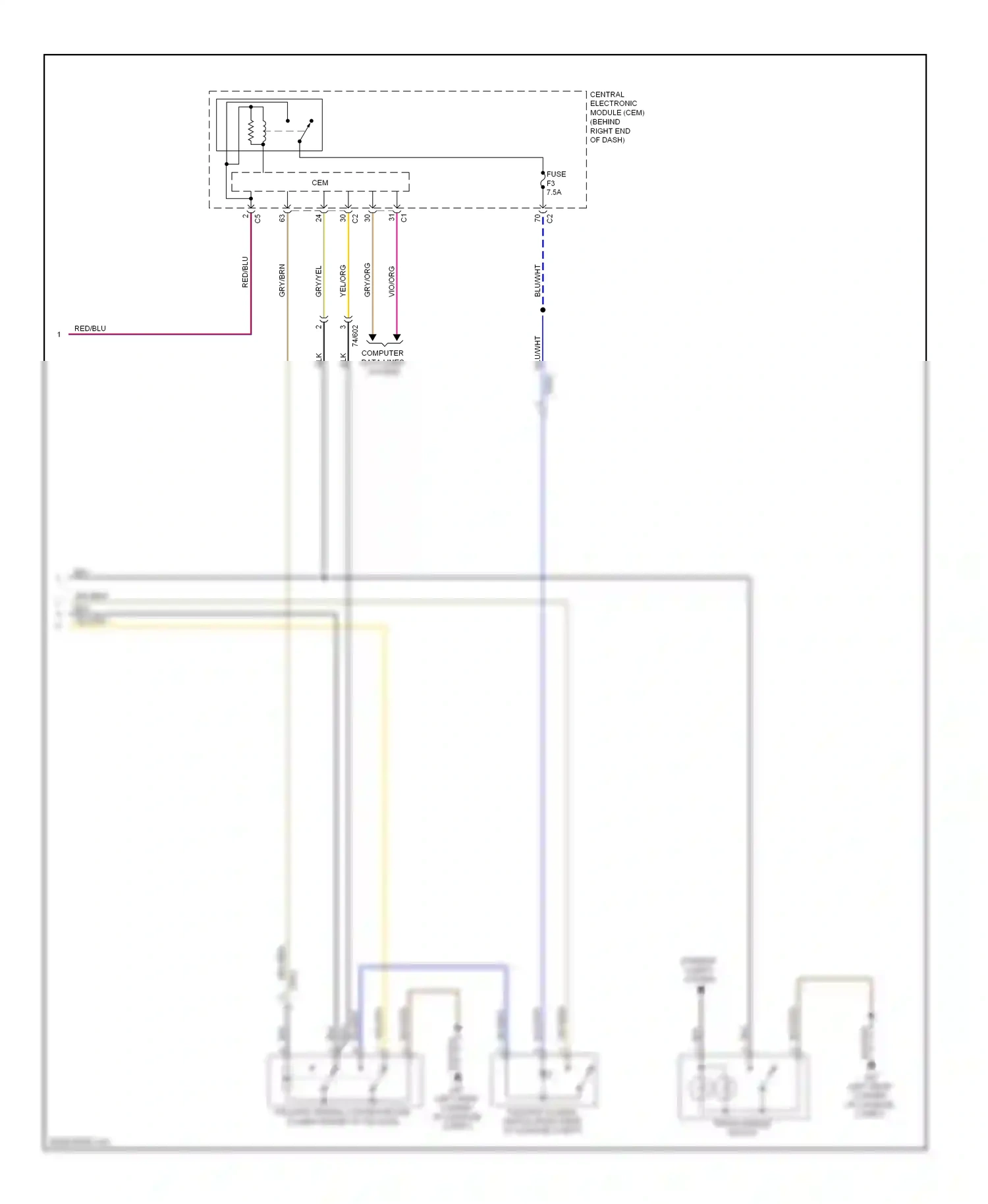 Volvo XC60 I (2008-2013) computer data lines system wiring diagram  (59 of 59)