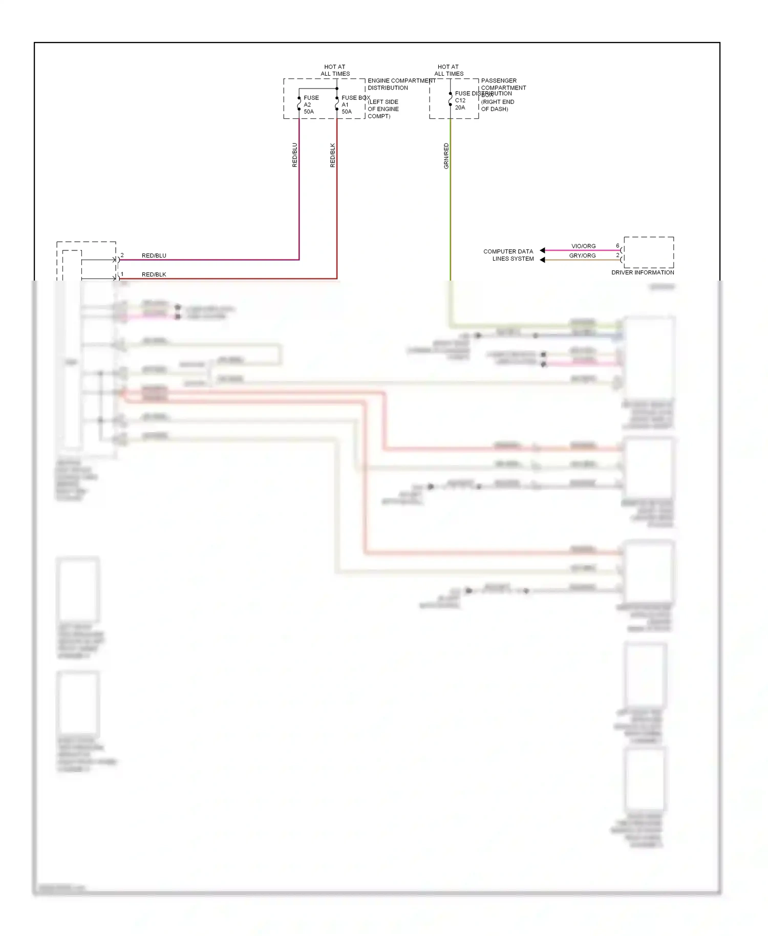 Volvo XC60 I (2008-2013) module wiring diagram  (1 of 1)