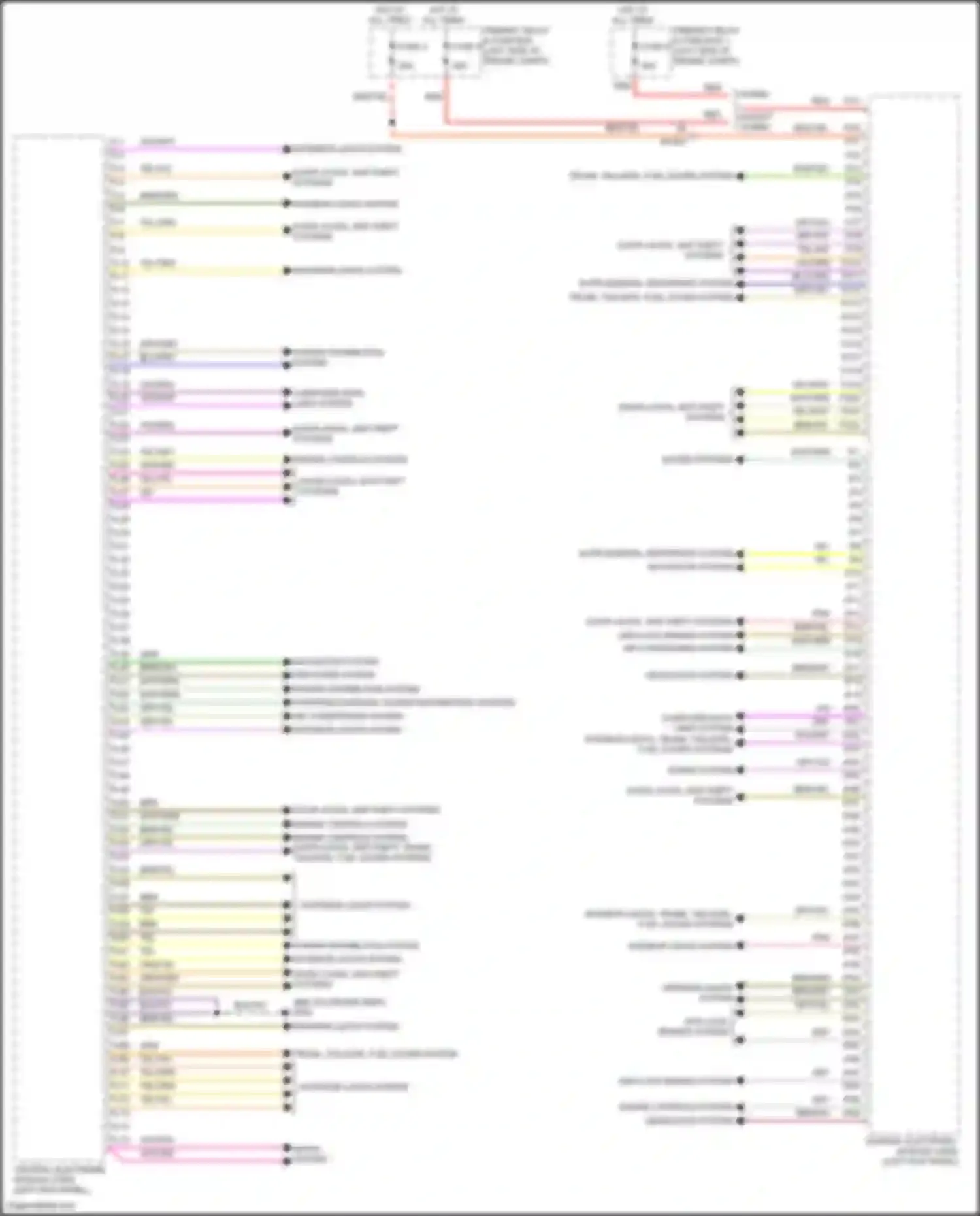 XC60 Volvo II facelift (2021-2024): Body control modules circuit (1 of 2)