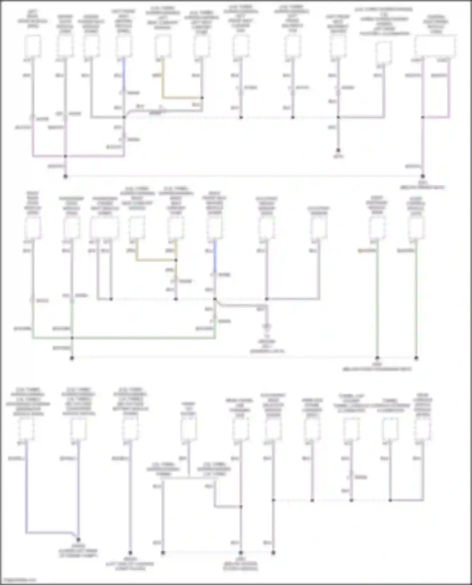 XC60 Volvo II facelift (2021-2024): Ground distribution circuit (2 of 6)