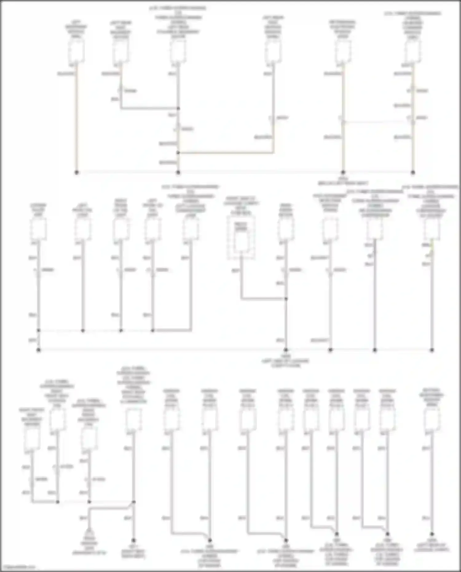 XC60 Volvo II facelift (2021-2024): Ground distribution circuit (3 of 6)