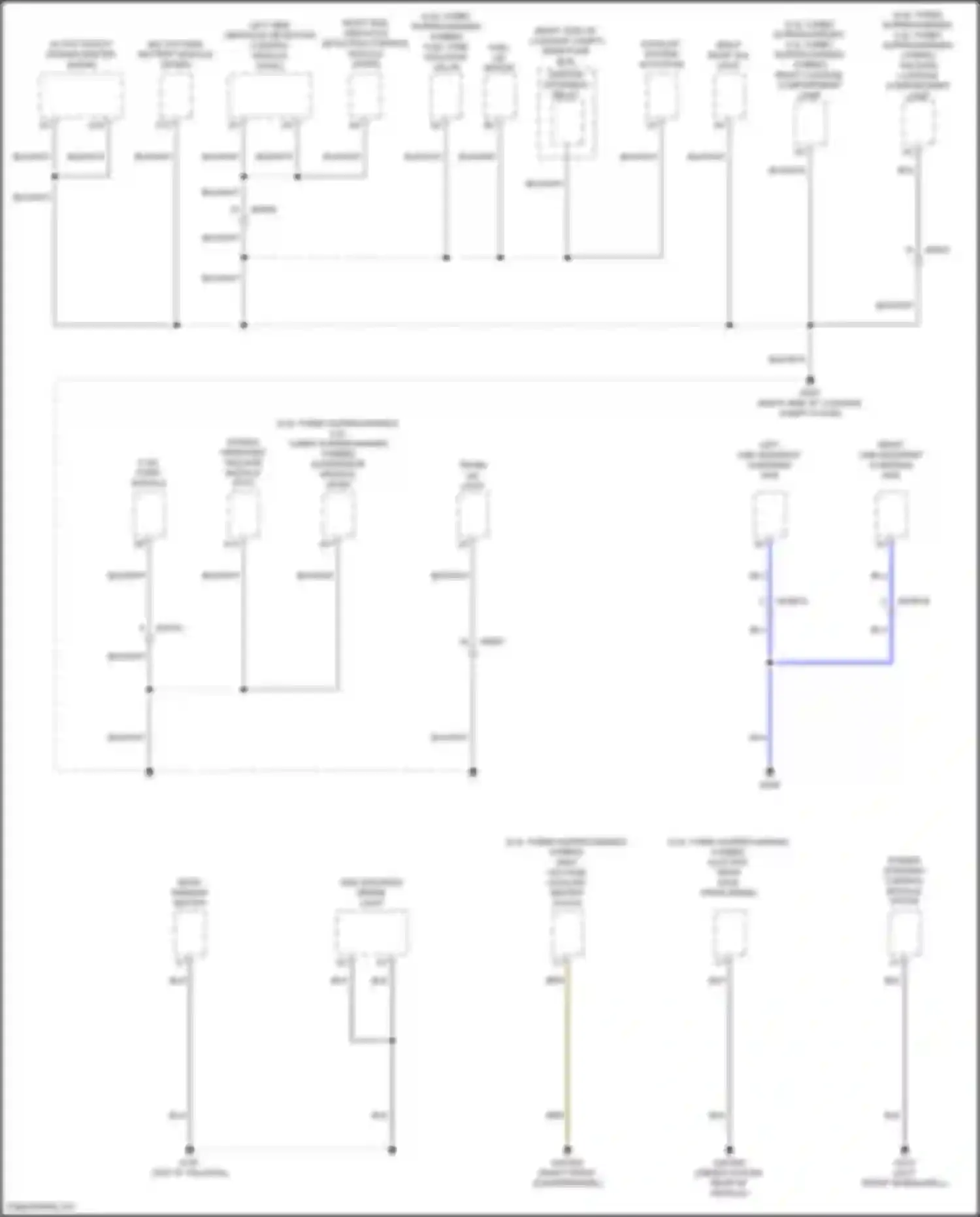 XC60 Volvo II facelift (2021-2024): Ground distribution circuit (4 of 6)
