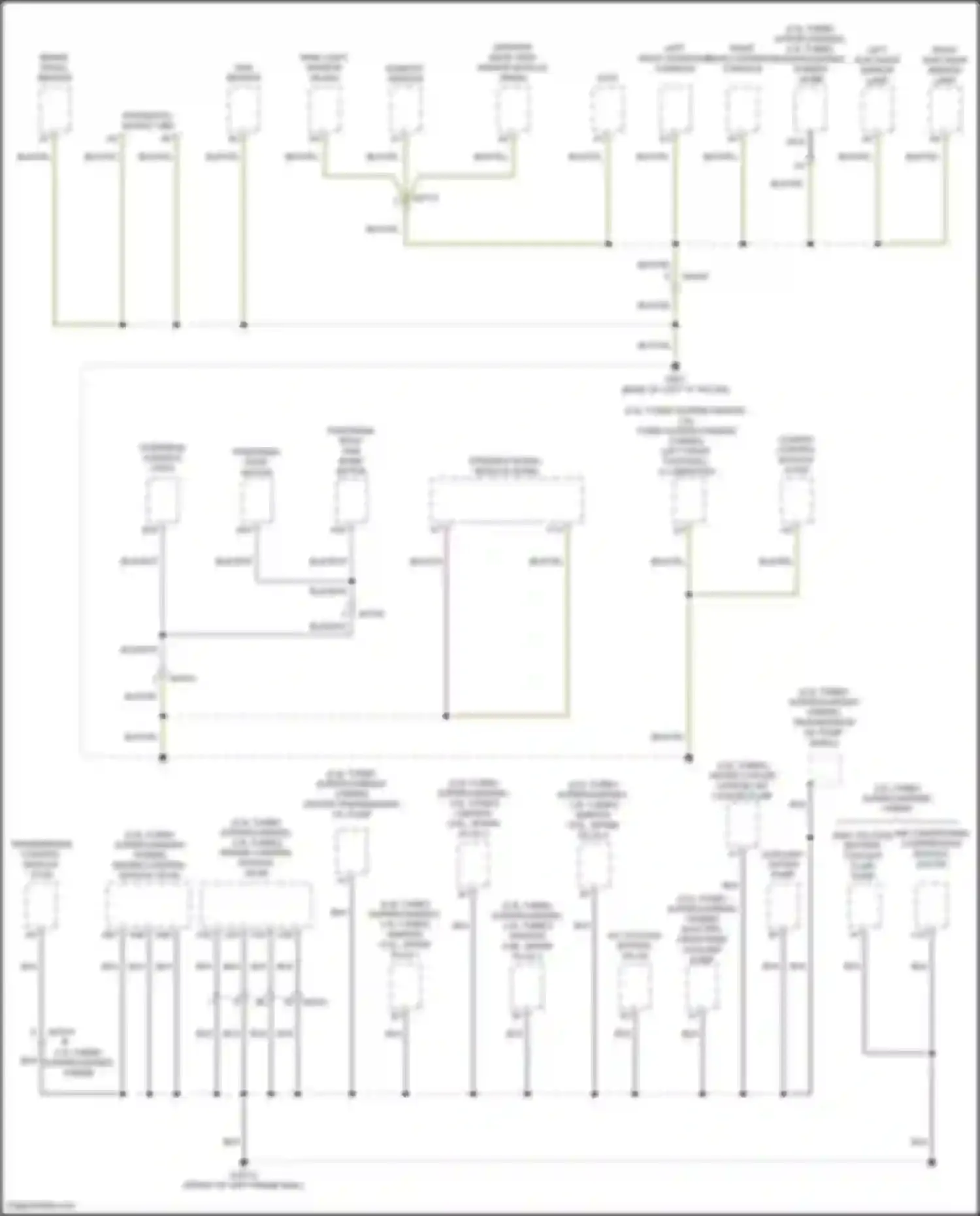 XC60 Volvo II facelift (2021-2024): Ground distribution circuit (5 of 6)