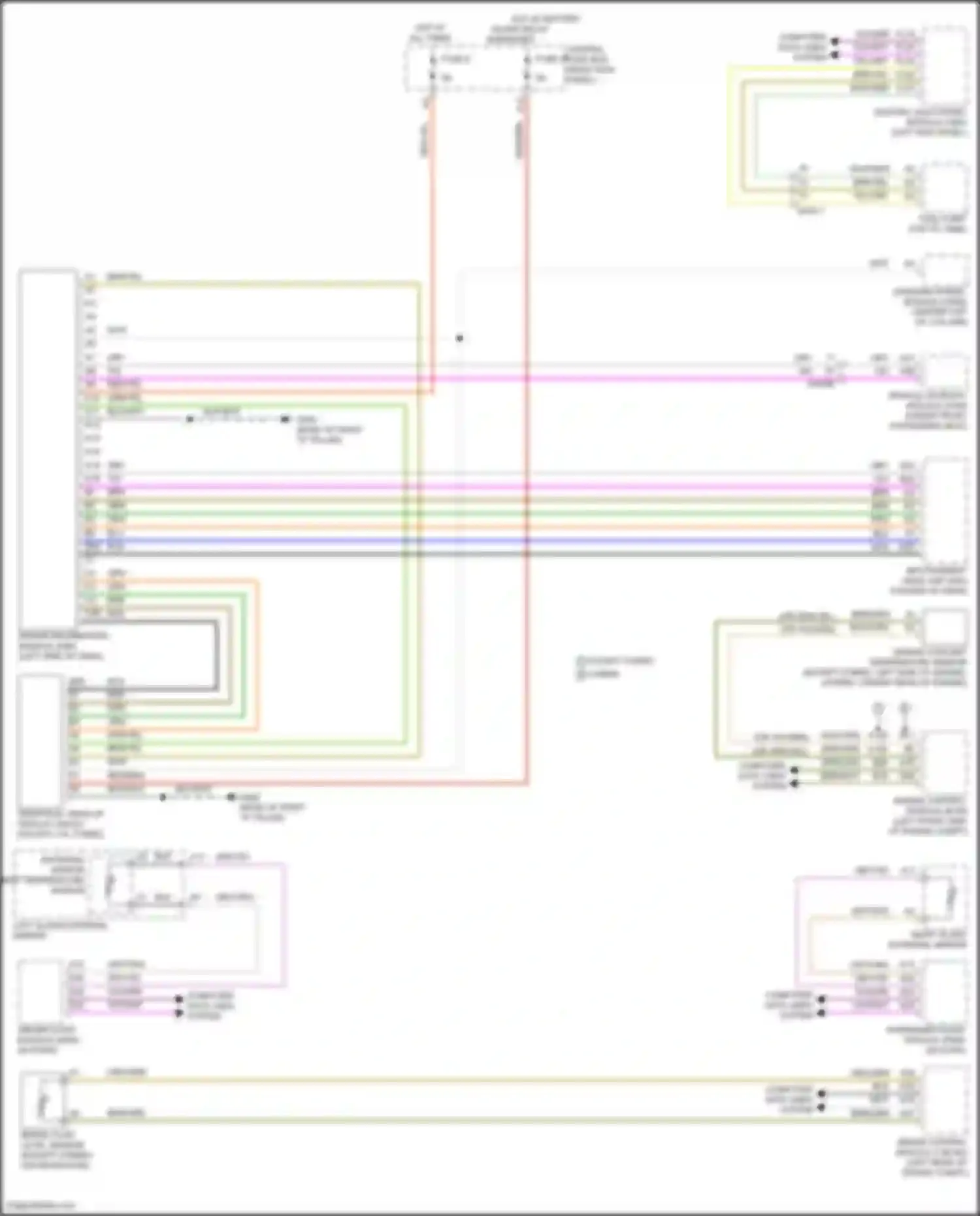 XC60 Volvo II facelift (2021-2024): Driver information system circuit
