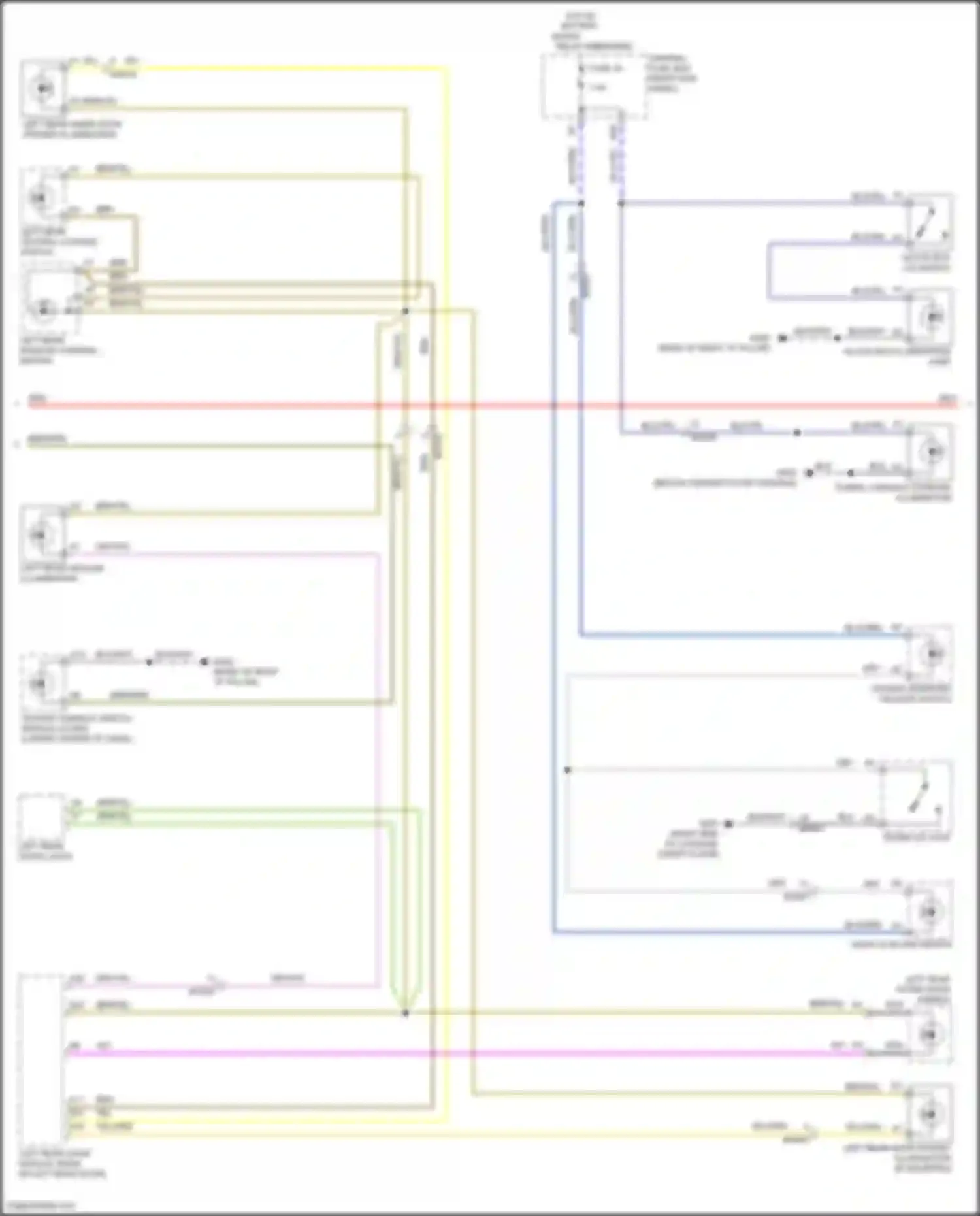 XC60 Volvo II facelift (2021-2024): Instrument illumination circuit (2 of 3)