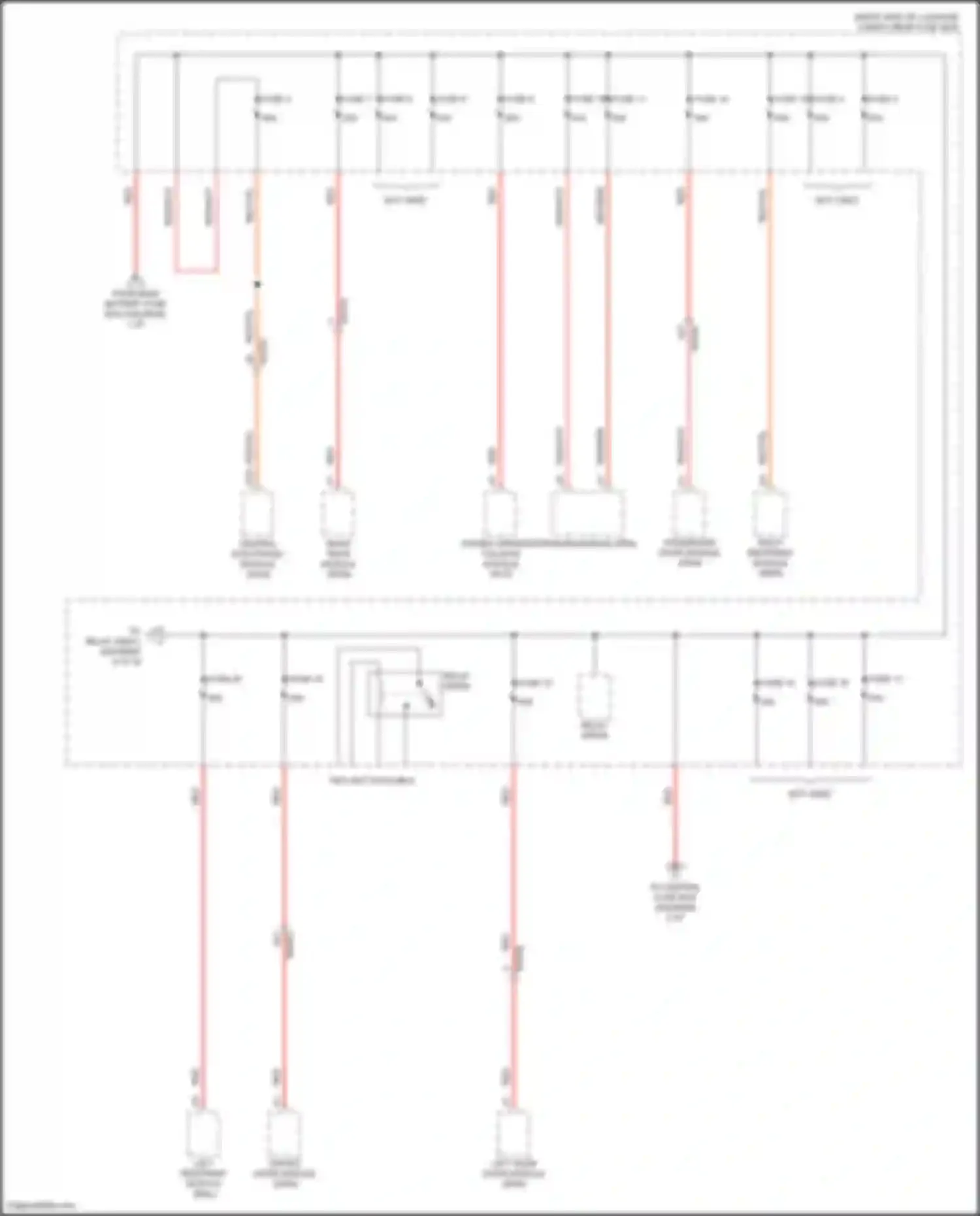 XC60 Volvo II facelift (2021-2024): Power distribution circuit, except hybrid (5 of 9)