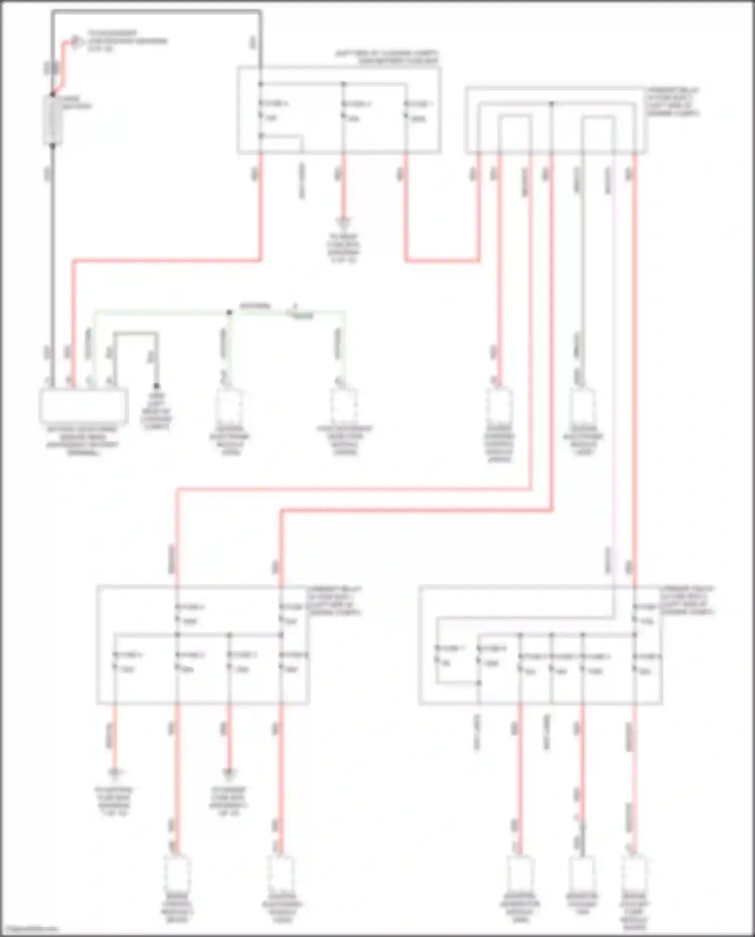 XC60 Volvo II facelift (2021-2024): Power distribution circuit, hybrid (1 of 10)