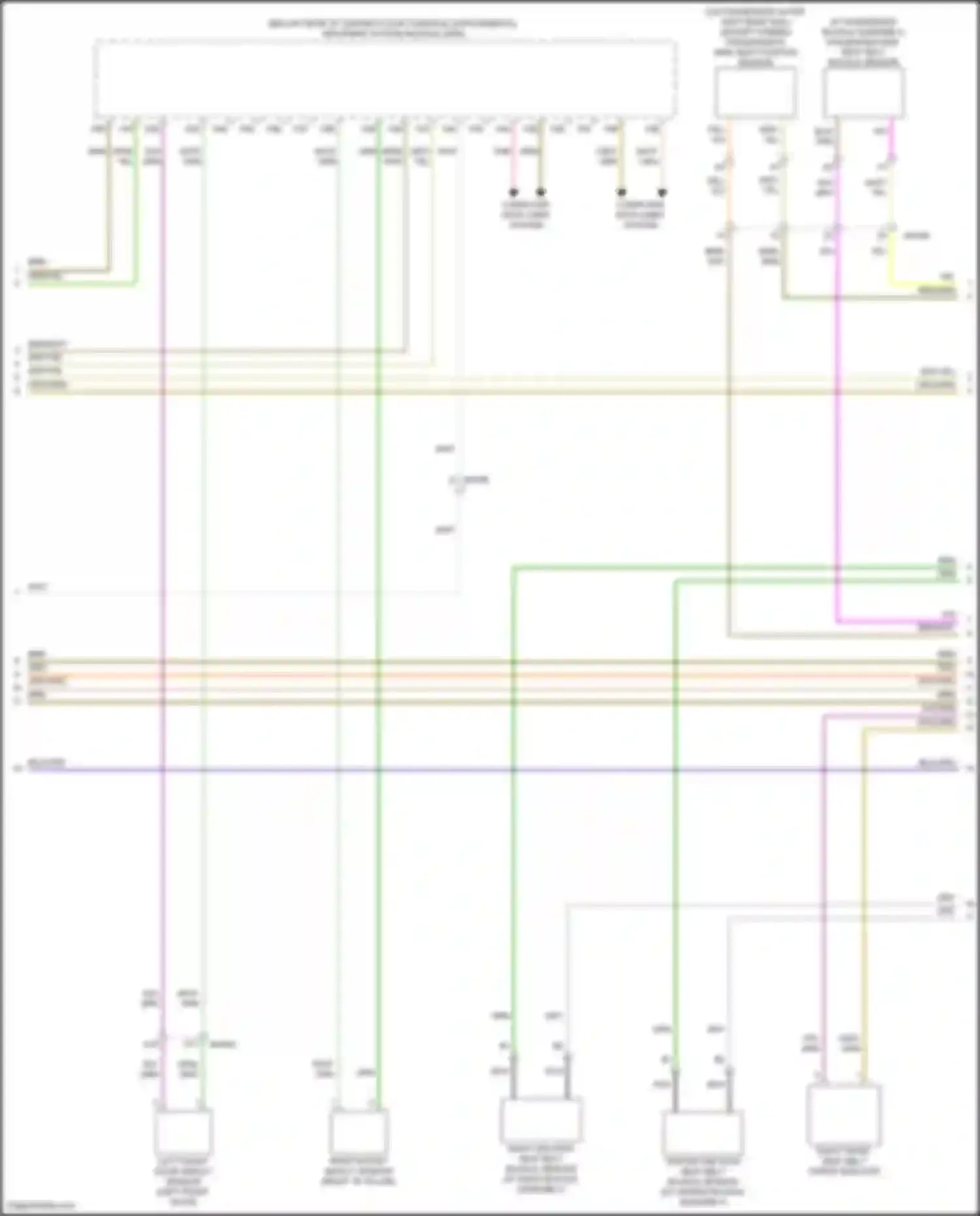 XC60 Volvo II facelift (2021-2024): Supplemental restraints circuit (3 of 4)