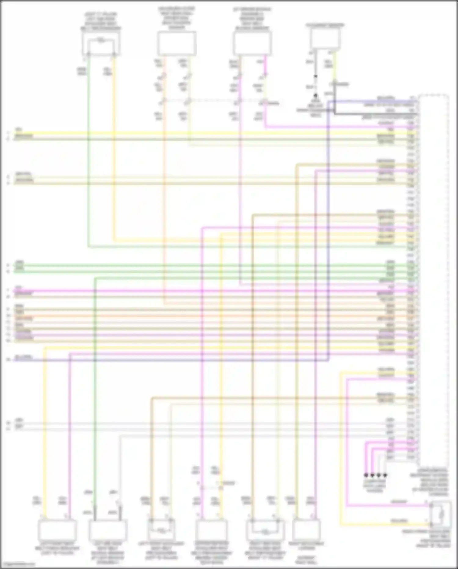 XC60 Volvo II facelift (2021-2024): Supplemental restraints circuit (4 of 4)