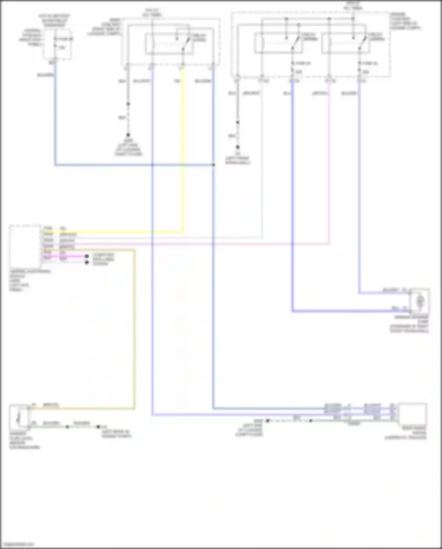 XC60 Volvo II facelift (2021-2024): Rear wiper/washer circuit