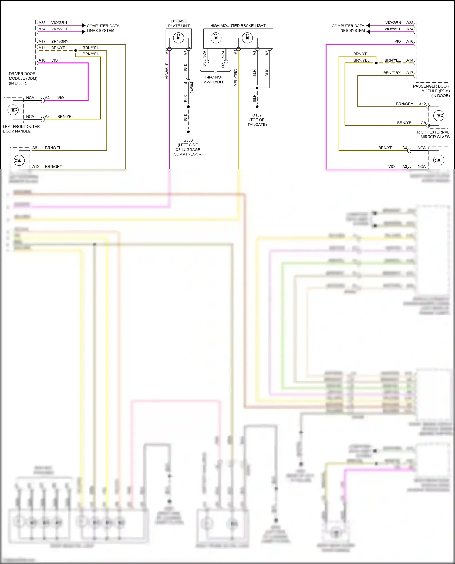 Volvo XC60 II (2017-2021) computer data lines system wiring diagram  (35 of 61)
