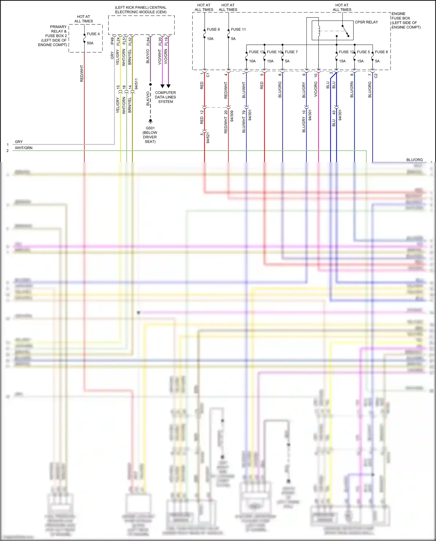 Volvo XC60 II (2017-2021) computer data lines system wiring diagram  (61 of 61)