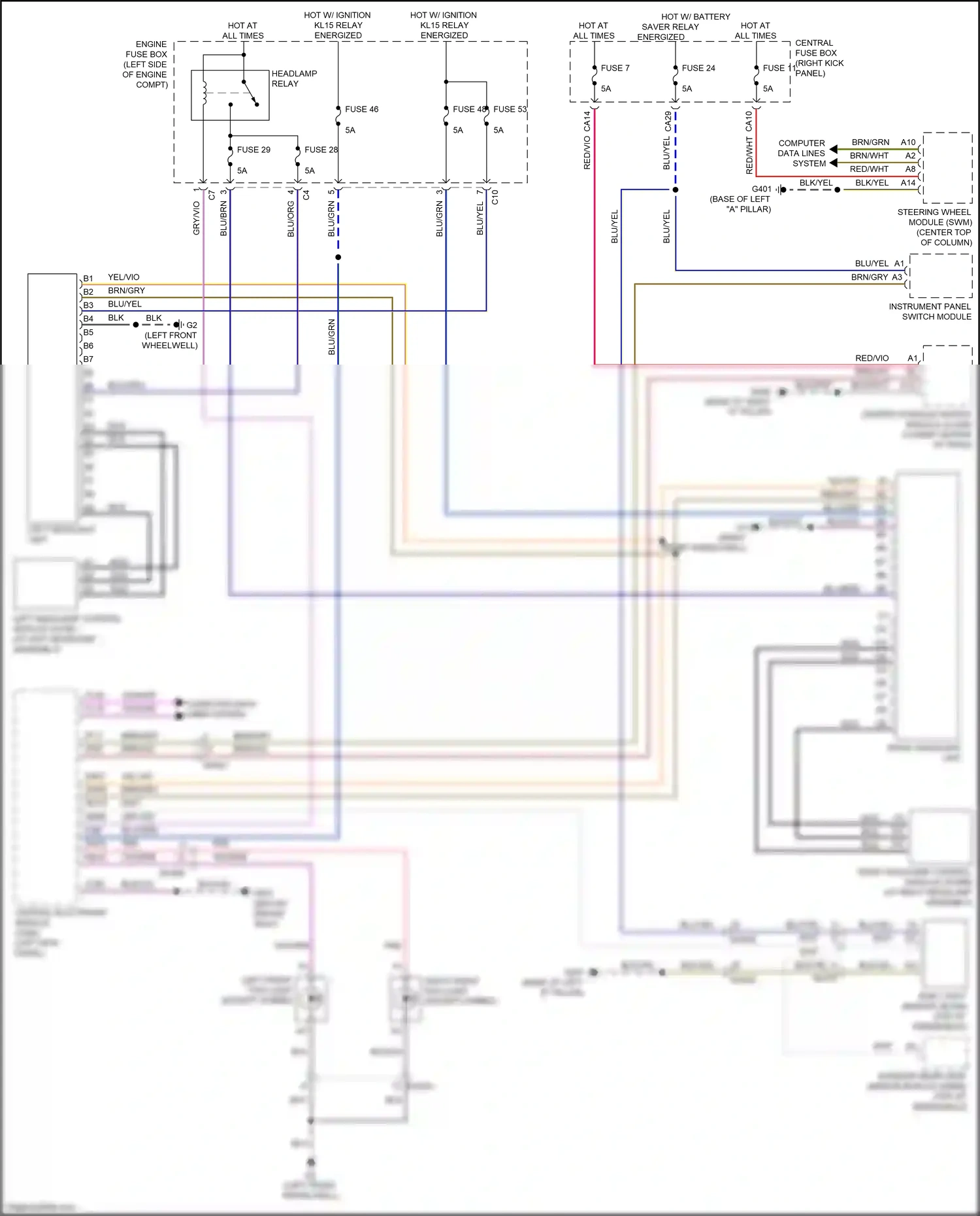 Volvo XC60 II (2017-2021) computer data lines system wiring diagram  (25 of 61)
