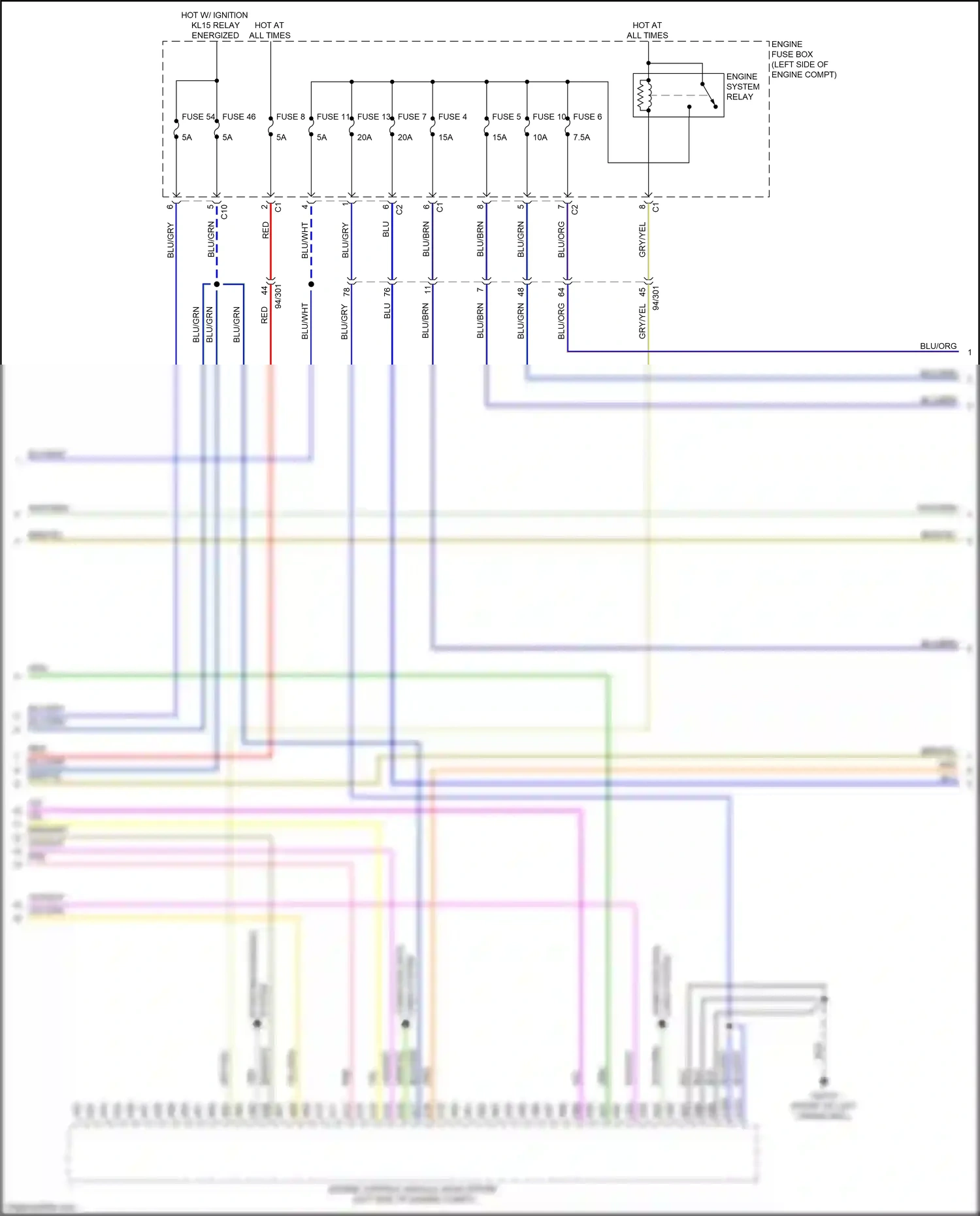 Volvo XC60 II (2017-2021) computer data wiring diagram  (7 of 11)