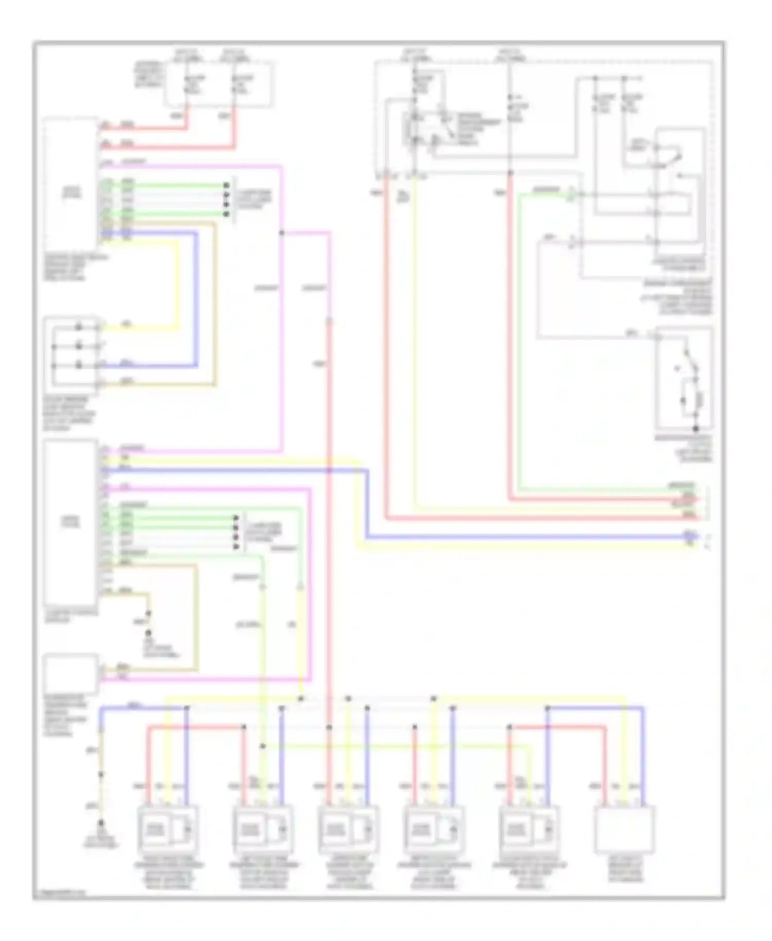XC70 Volvo I facelift (2004-2007): Automatic a/c circuit (1 of 2)