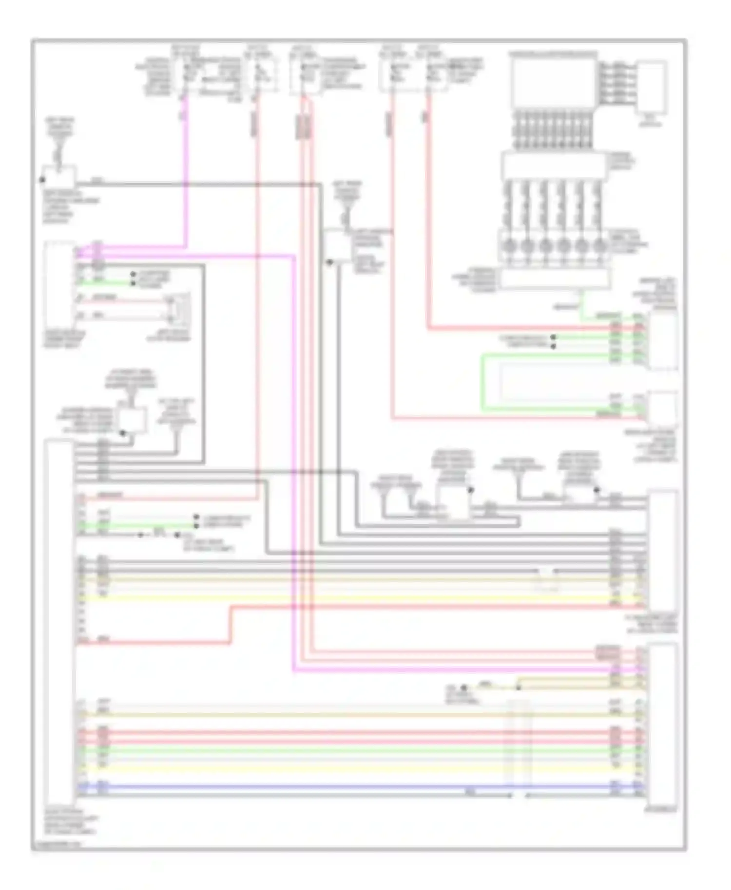 XC70 Volvo I facelift (2004-2007): Road traffic information circuit