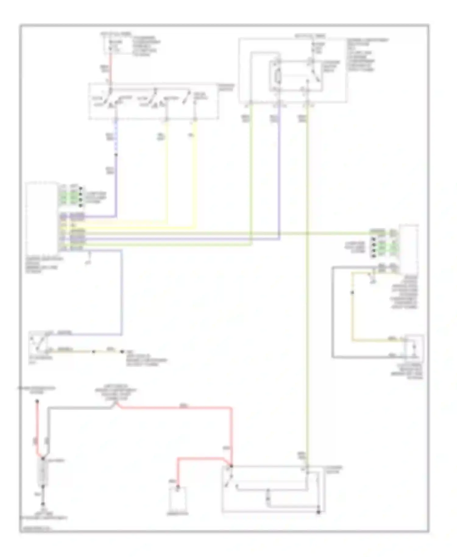 XC70 Volvo I facelift (2004-2007): Starting circuit