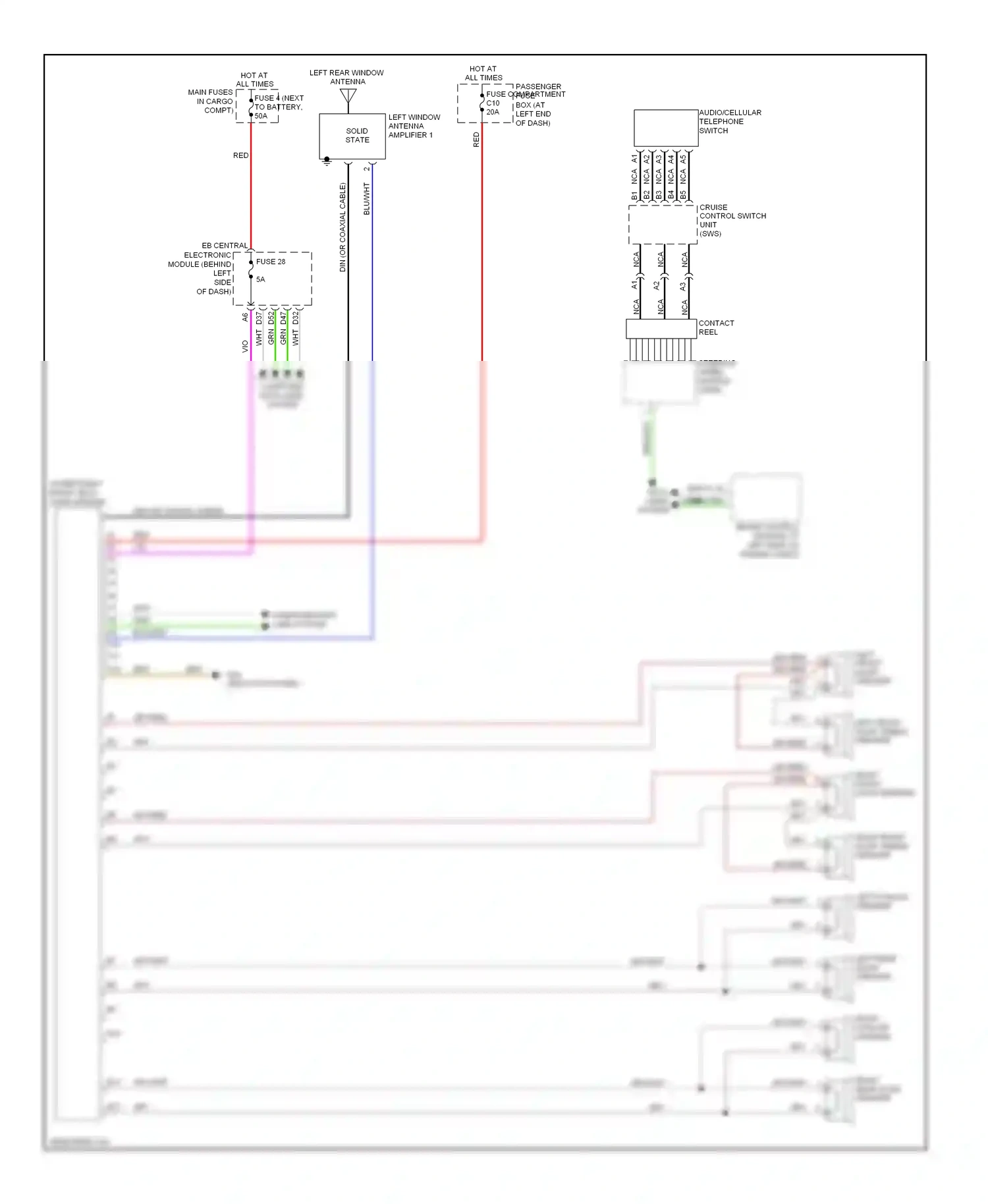 Volvo XC70 I facelift (2004-2007) solid state wiring diagram  (5 of 7)