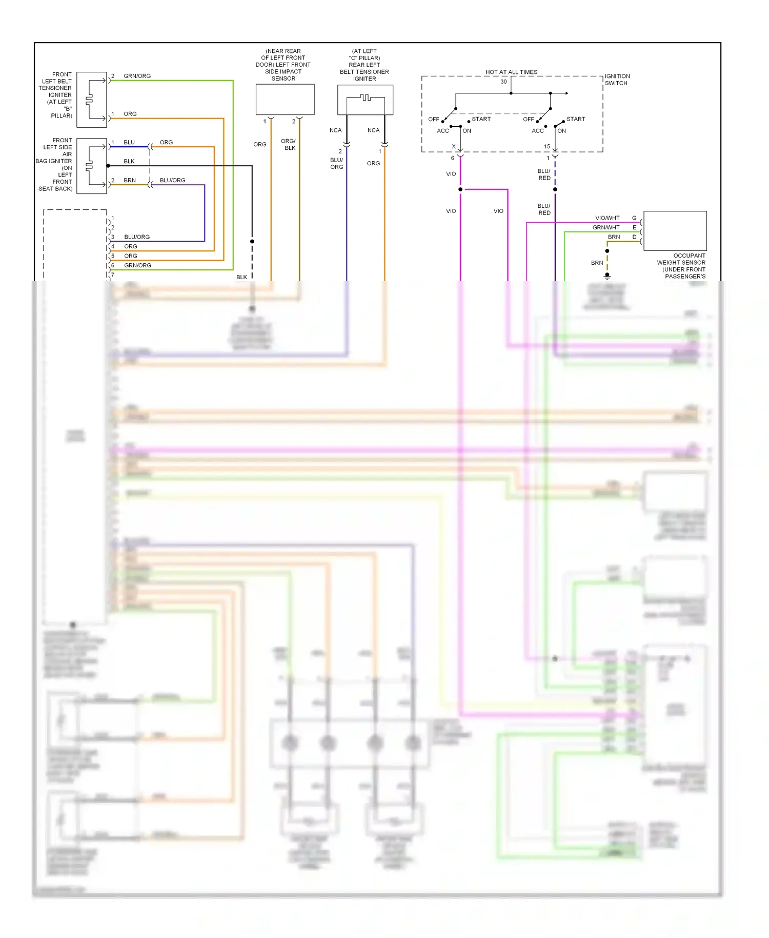 Volvo XC70 I facelift (2004-2007) solid state wiring diagram  (6 of 7)