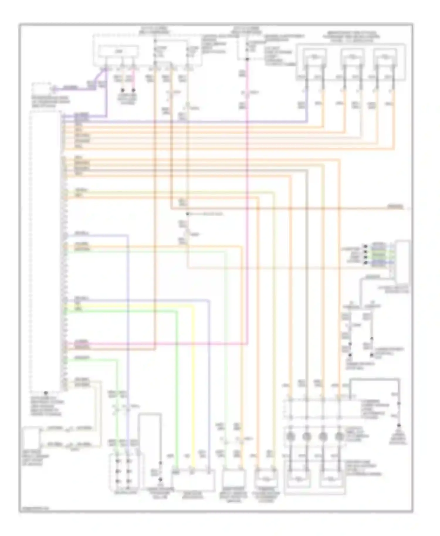 XC70 Volvo II facelift (2013-2016): Supplemental restraints circuit (1 of 3)