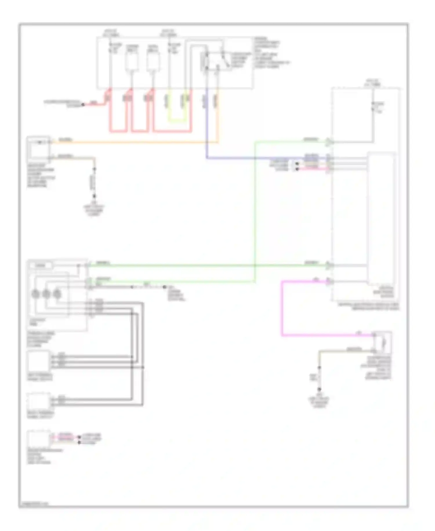 XC70 Volvo II facelift (2013-2016): Headlamp washer circuit