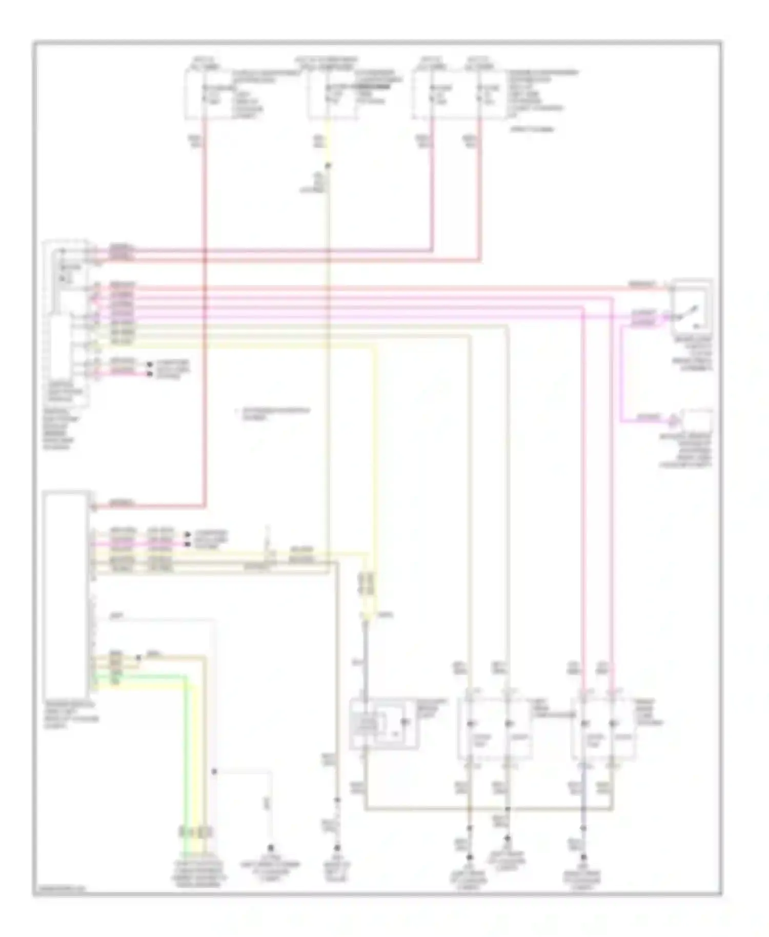 Wiring diagram blk/org for Volvo XC70 II facelift (2013-2016) (5 of 26)