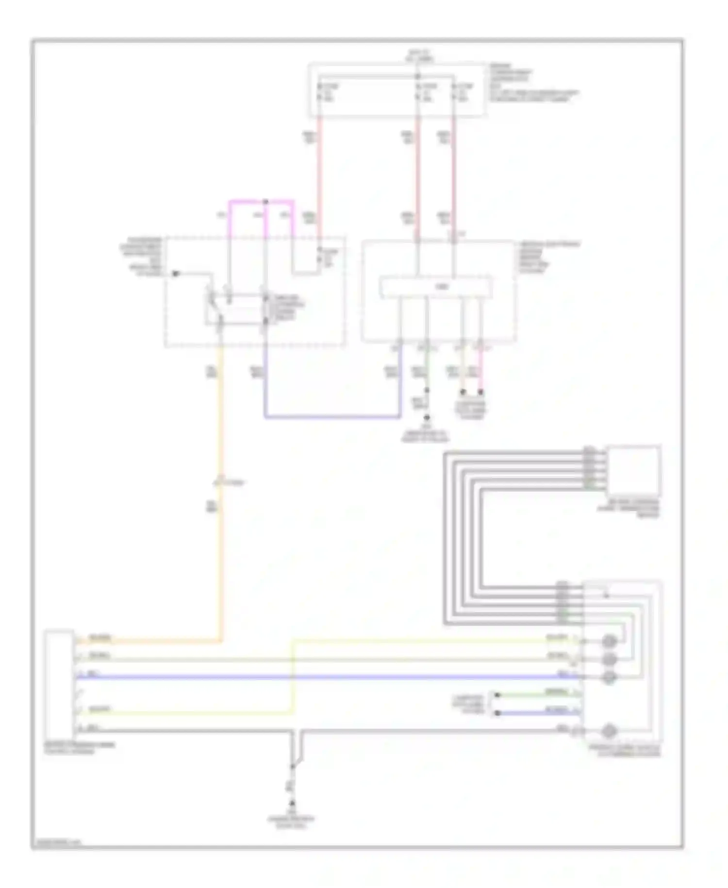 Wiring diagram computer data lines system for Volvo XC70 II facelift (2013-2016) (34 of 65)