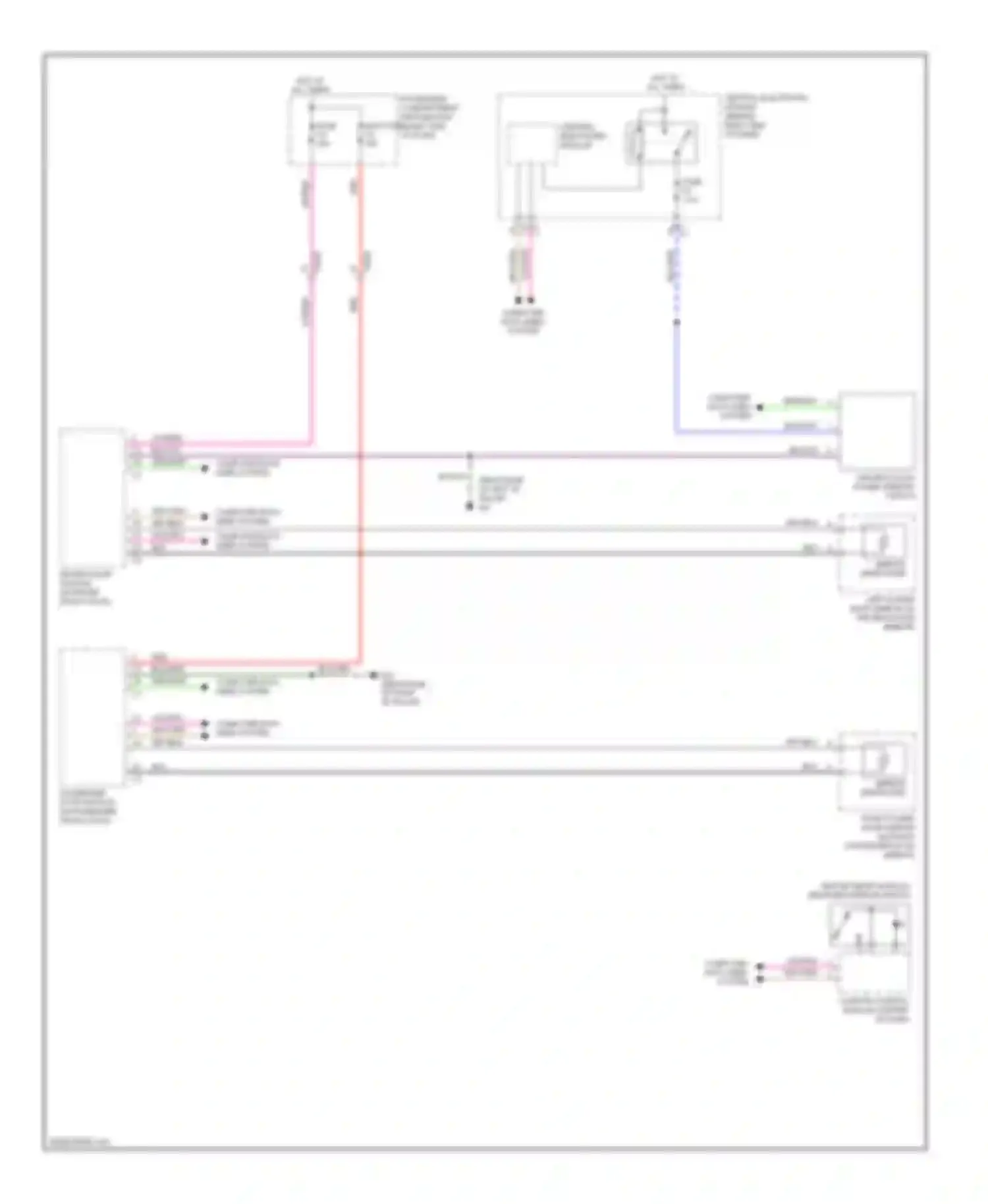 Wiring diagram computer data lines for Volvo XC70 II facelift (2013-2016) (1 of 2)