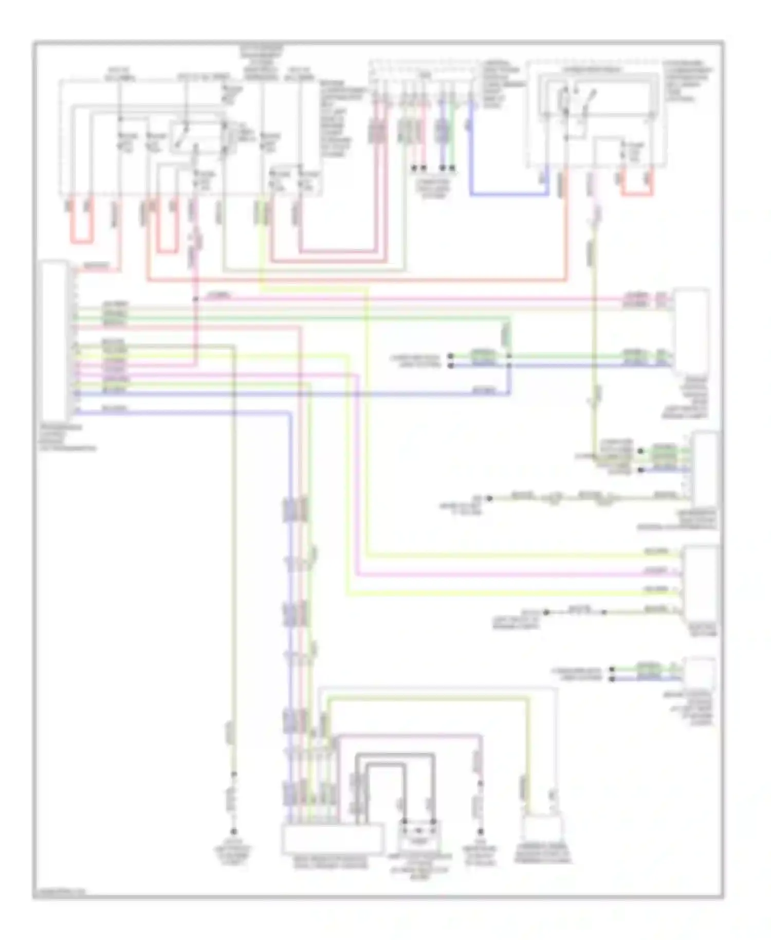 Wiring diagram computer data lines for Volvo XC70 II facelift (2013-2016) (2 of 2)