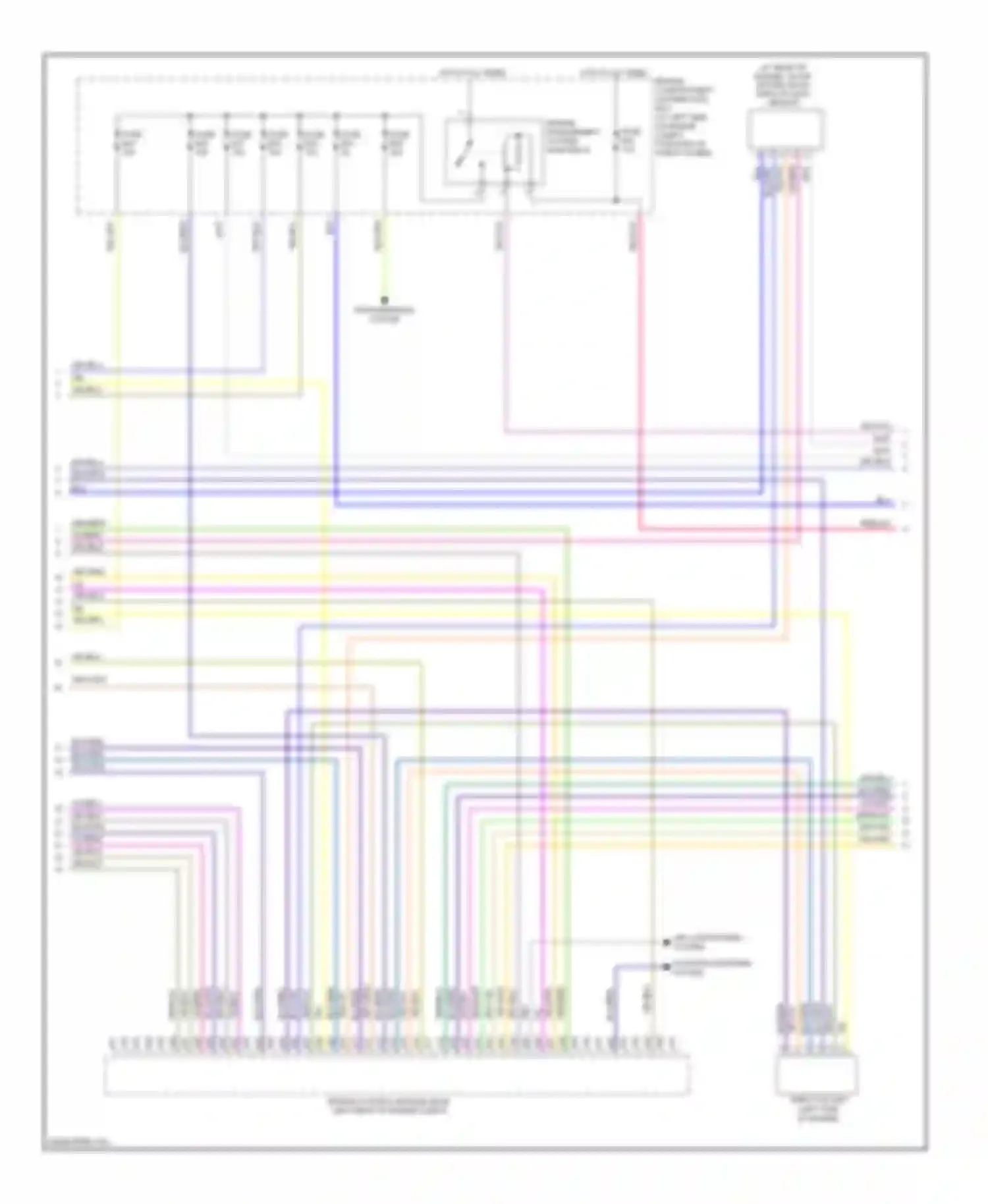 Wiring diagram engine management system main relay for Volvo XC70 II facelift (2013-2016) (4 of 5)