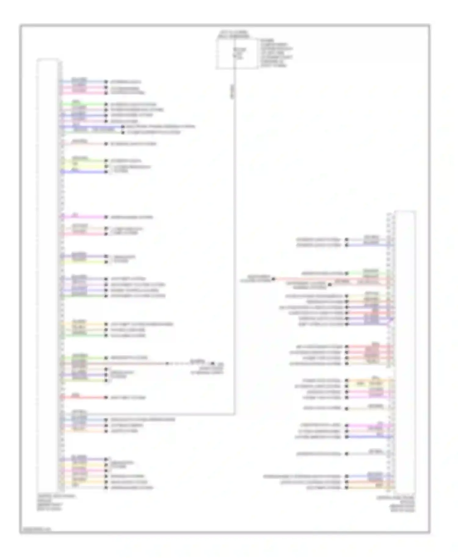 Wiring diagram exterior lights system engine controls system for Volvo XC70 II facelift (2013-2016) (1 of 1)