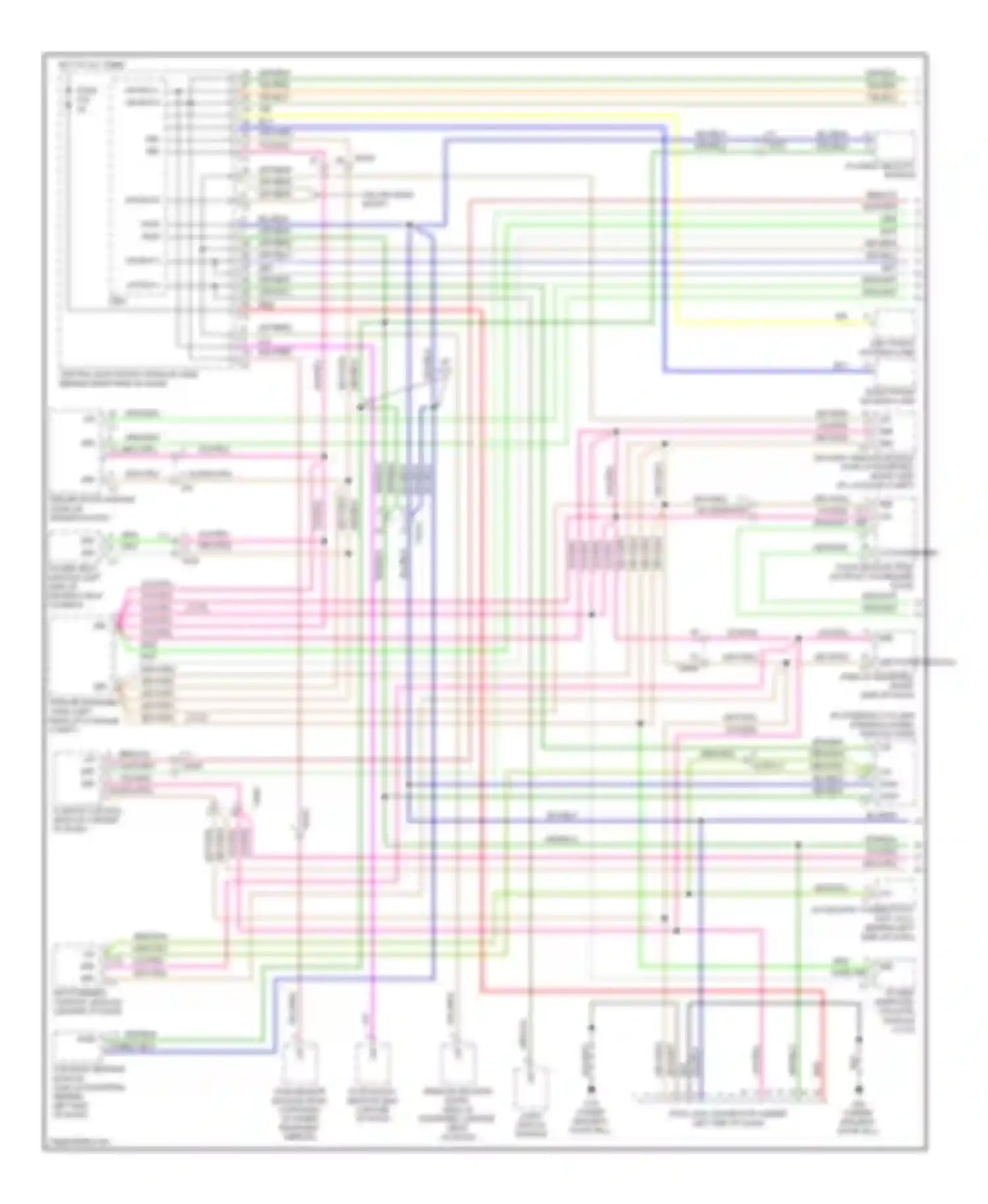 Wiring diagram light switch module for Volvo XC70 II facelift (2013-2016) (1 of 5)