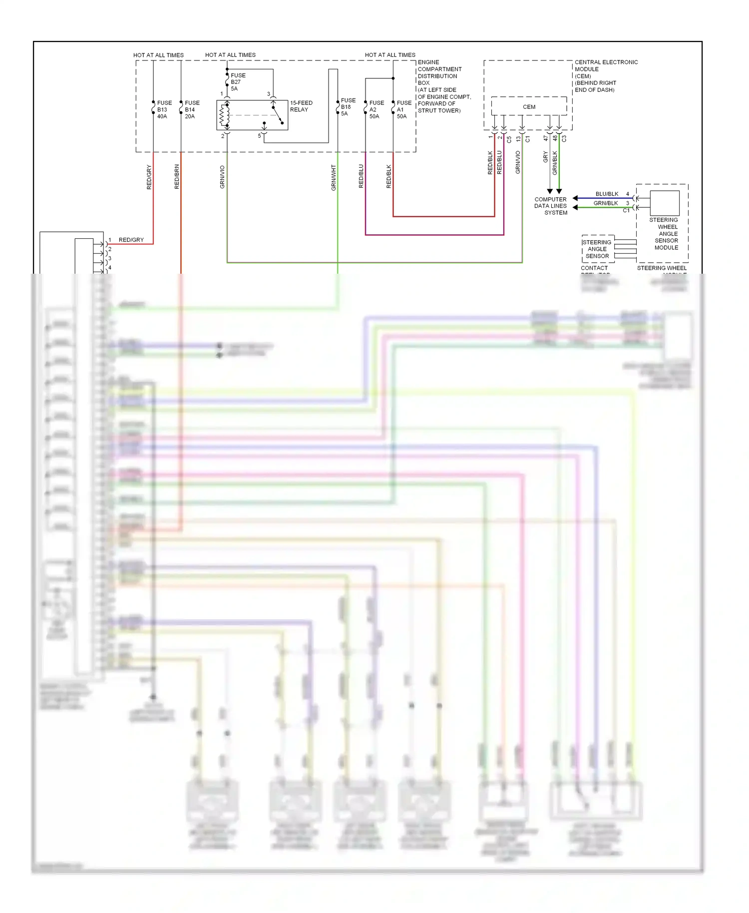 Volvo XC70 II facelift (2013-2016) module wiring diagram  (1 of 1)