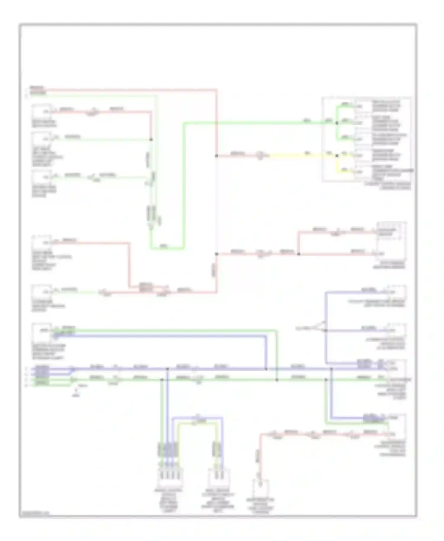 Wiring diagram moisture sensor for Volvo XC70 II facelift (2013-2016) (1 of 2)
