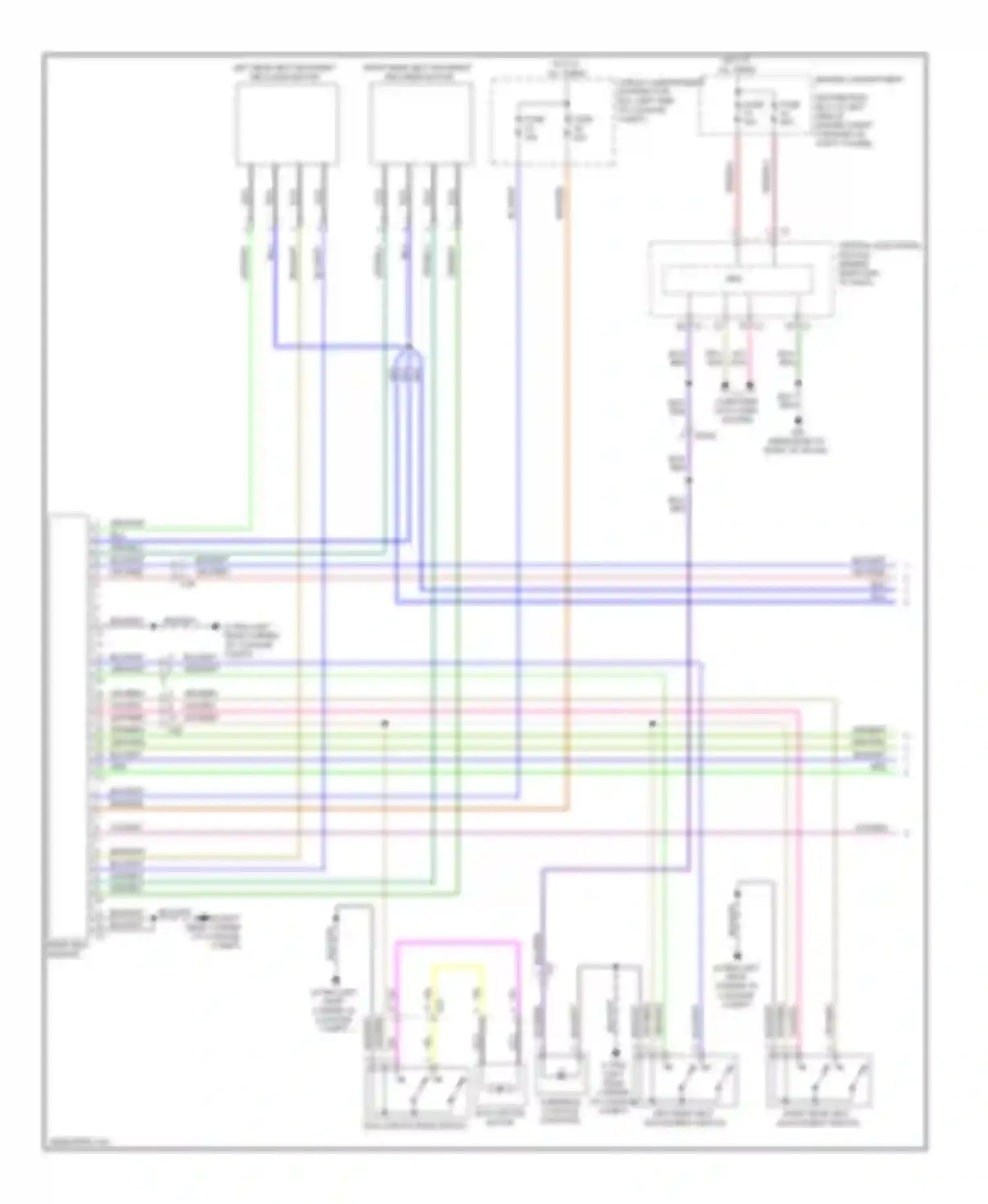 Wiring diagram overhead console lightning for Volvo XC70 II facelift (2013-2016) (1 of 1)